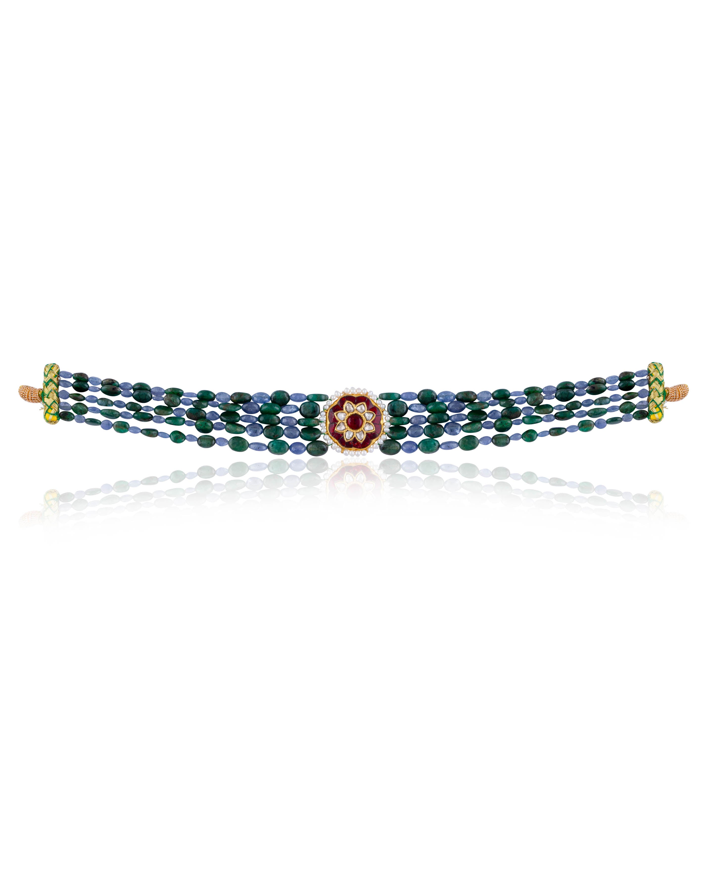Kaivailya Polki Bead Choker