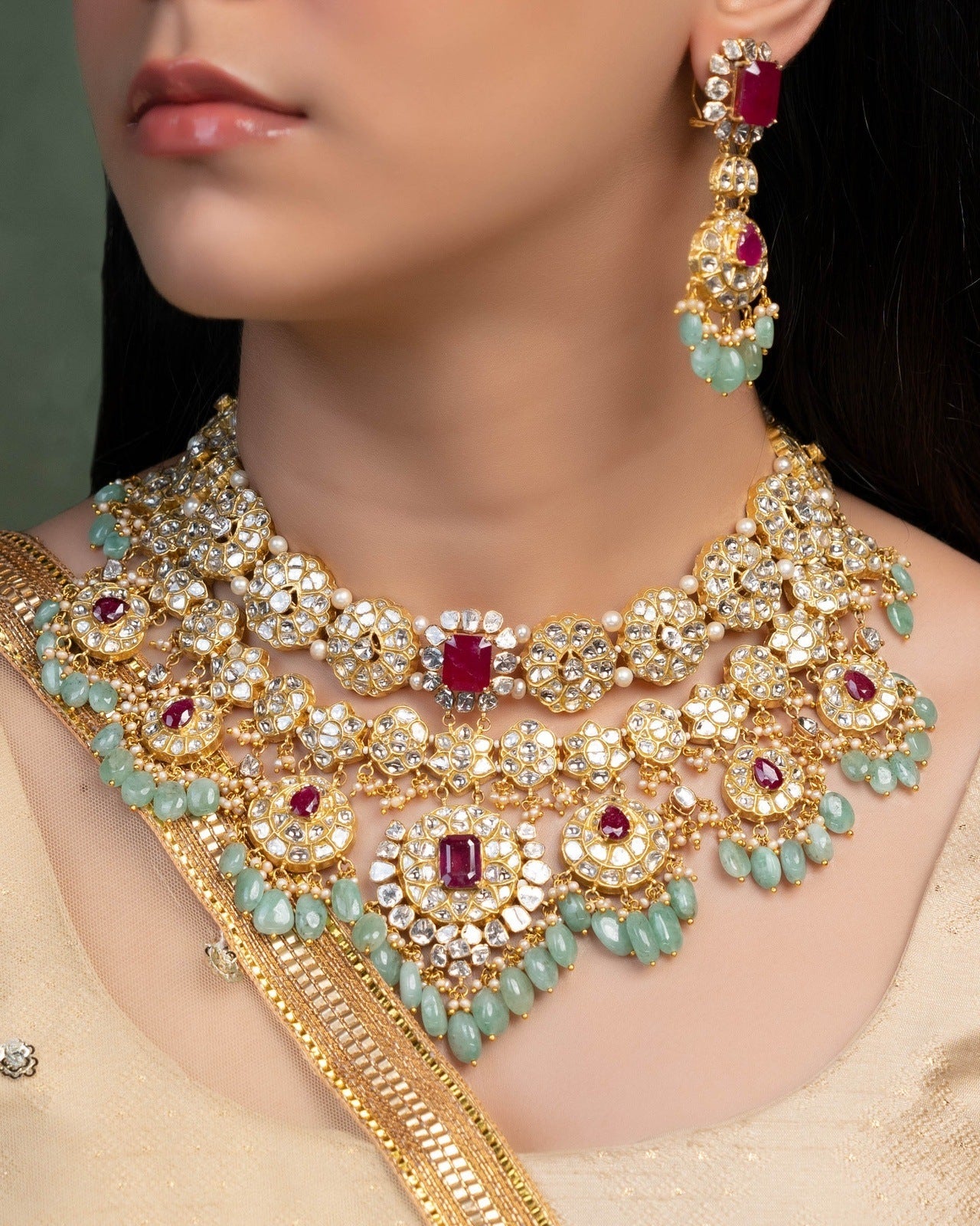 Aisha Polki Necklace