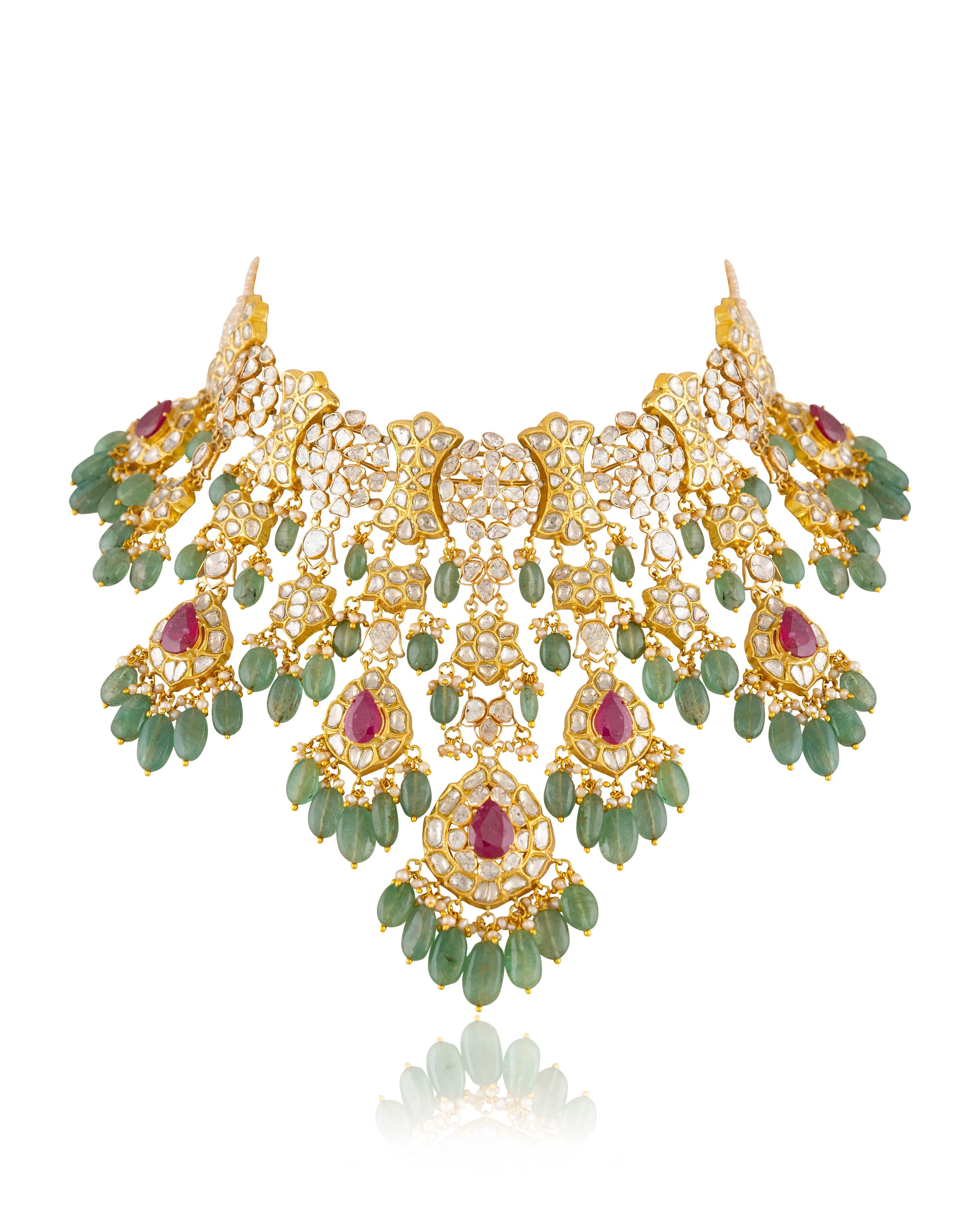 Zeenat Polki Necklace
