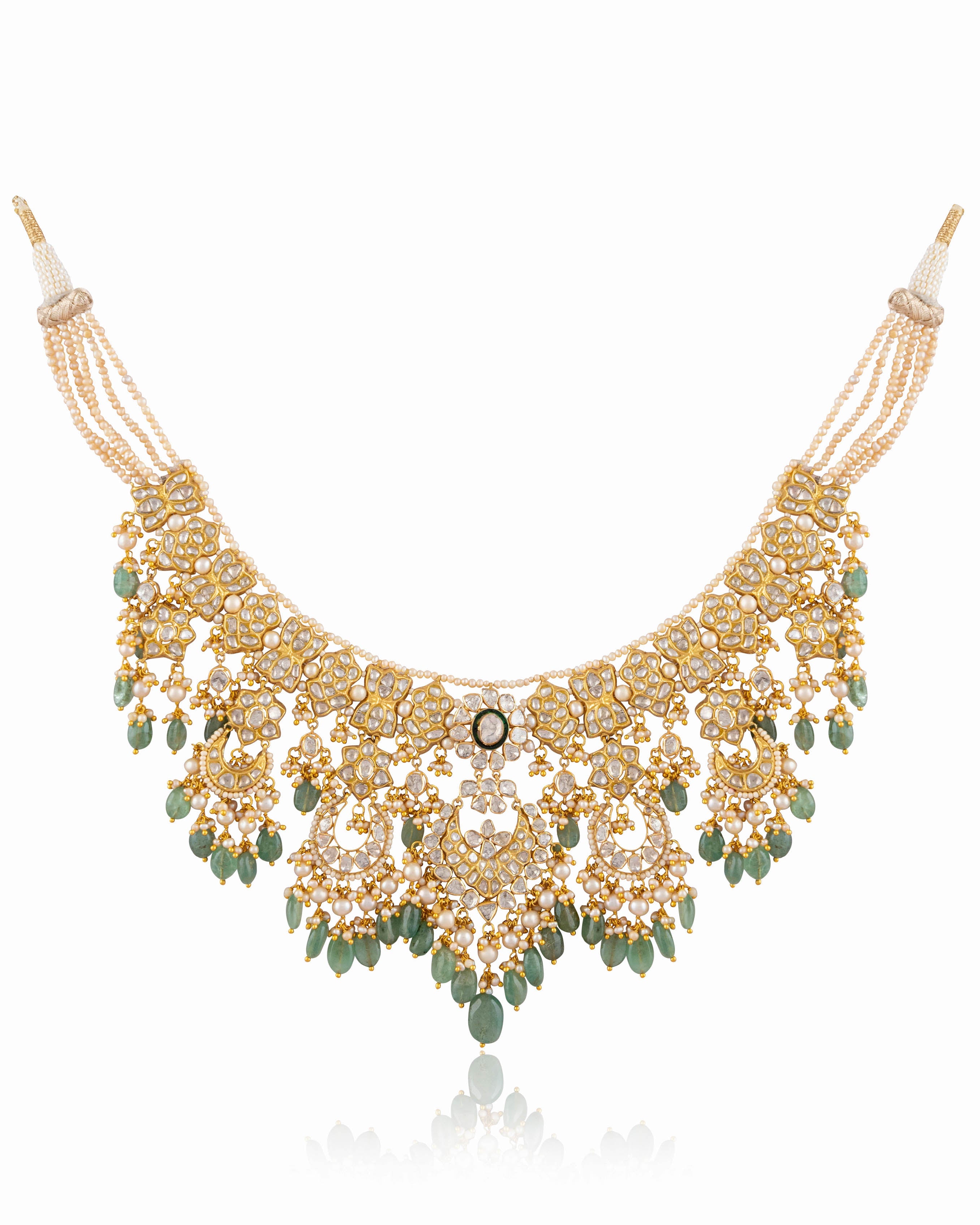 Alina Polki And Diamond Necklace