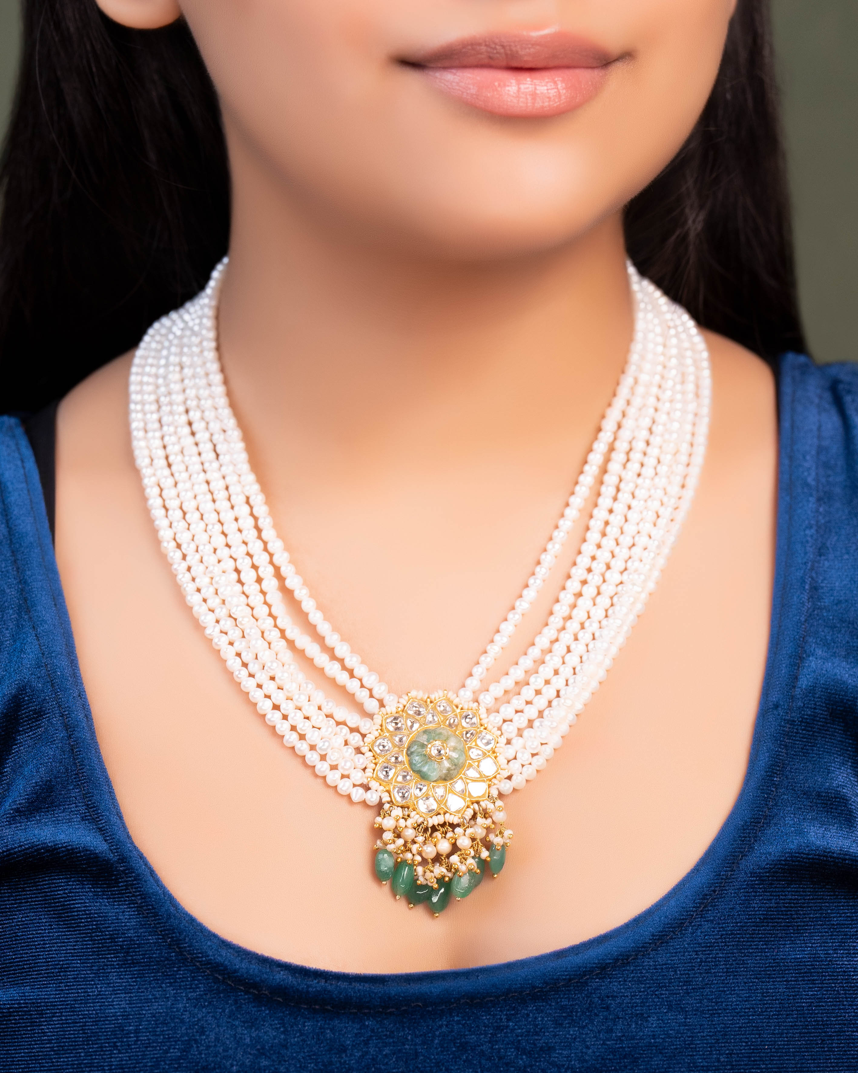 Kylah Polki Bead Pendant