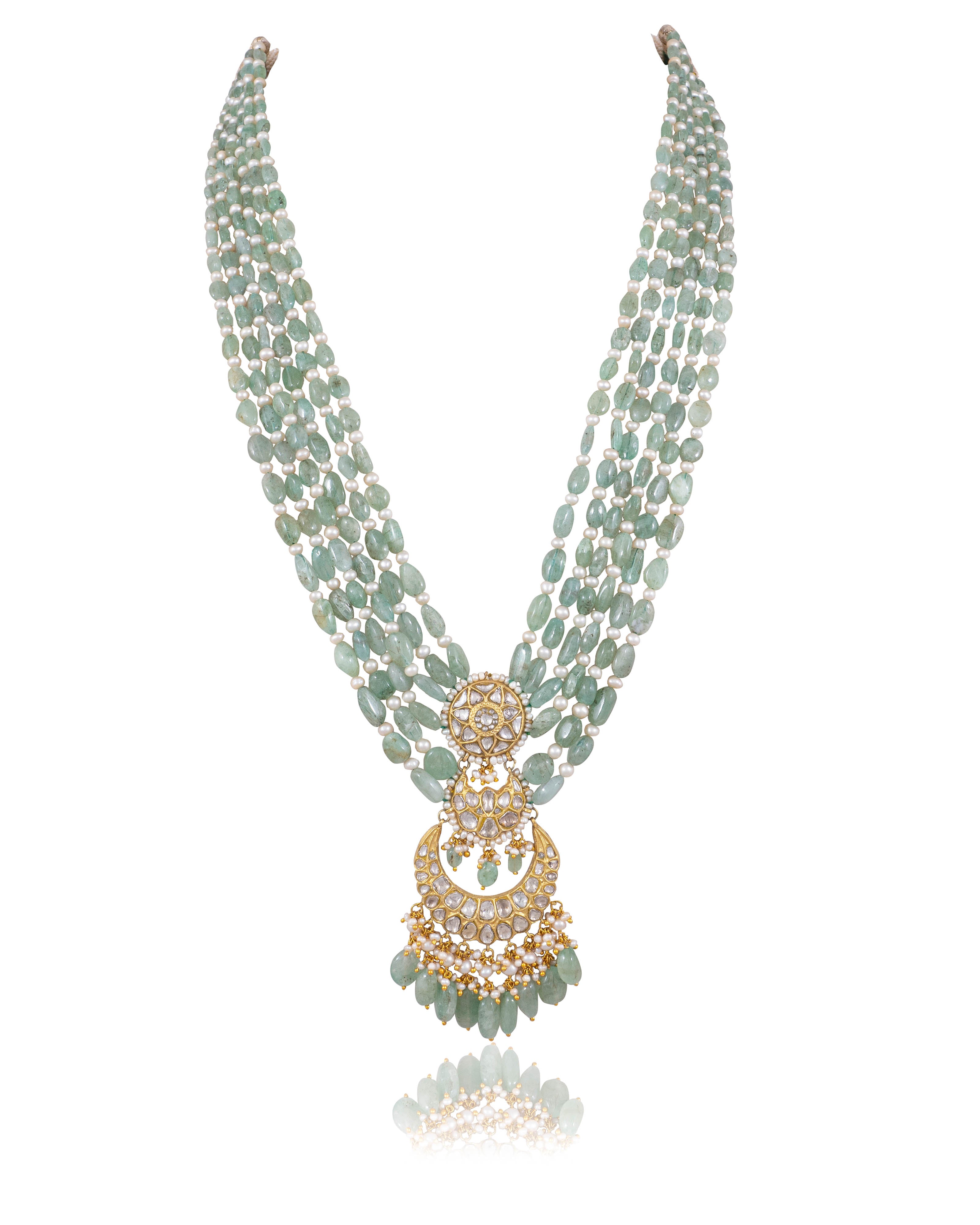 Meghana Polki Bead Pendant - NO ORDERS