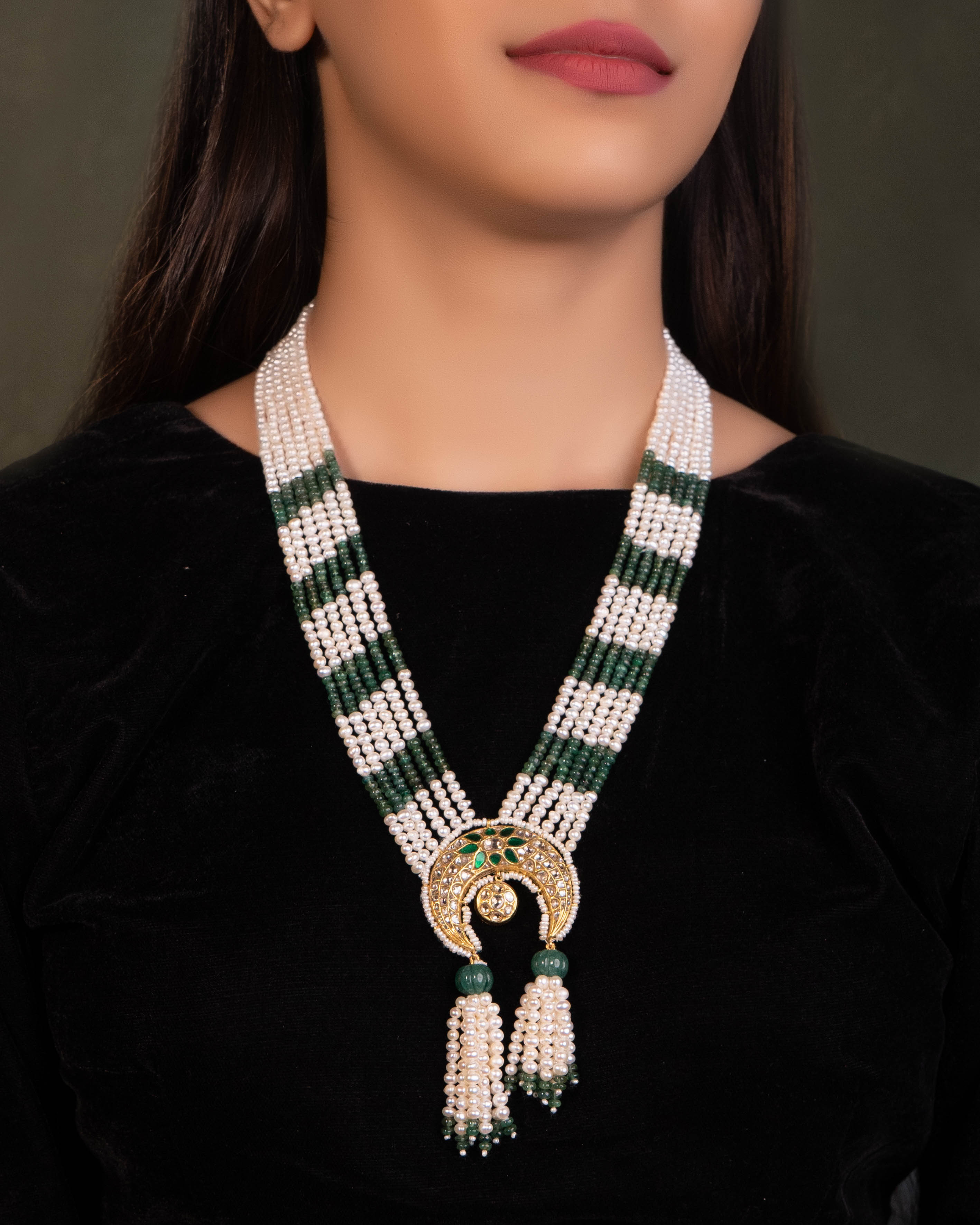 Mohina Polki Bead Pendant - NO ORDERS