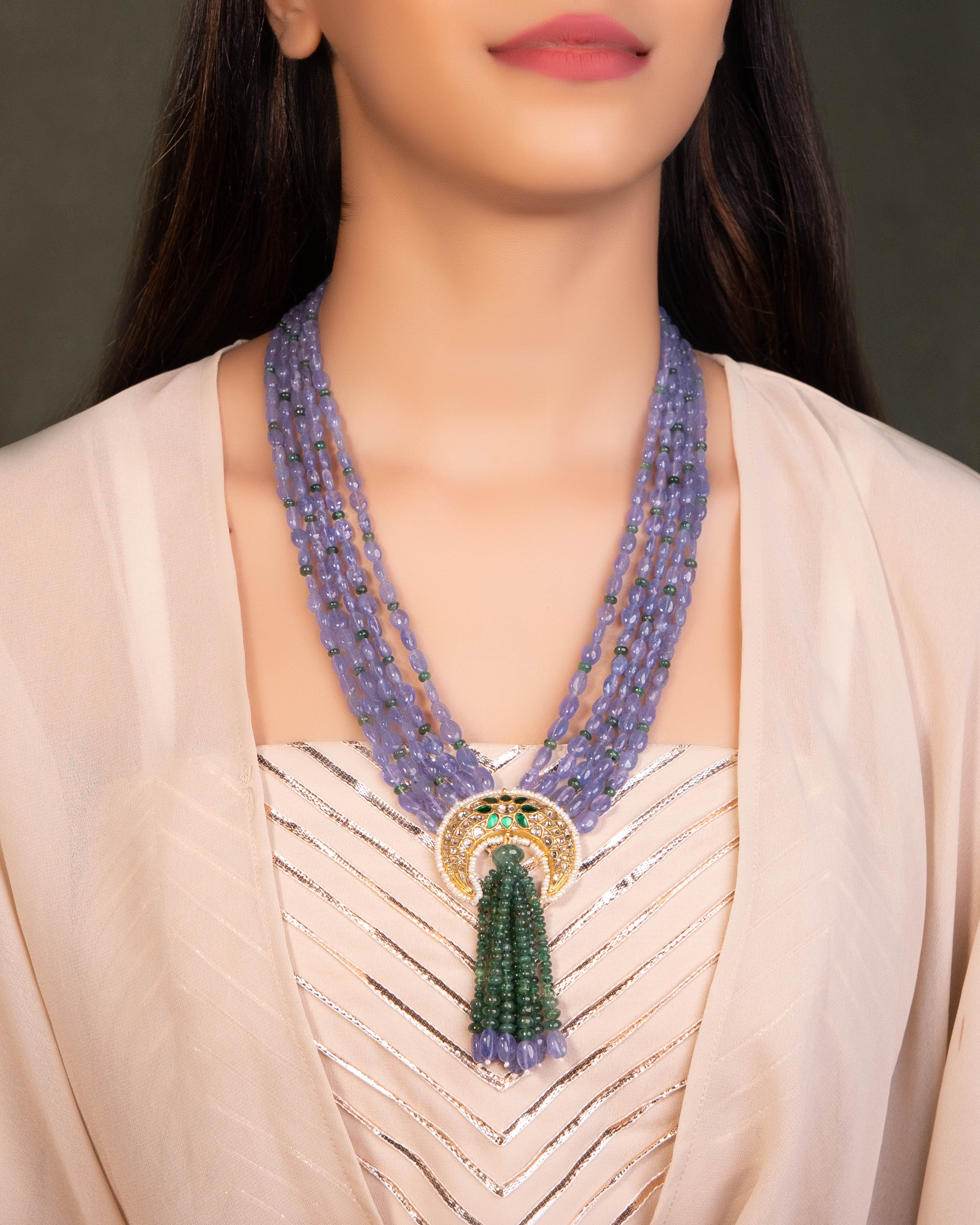 Mohina Polki Bead Pendant - NO ORDERS