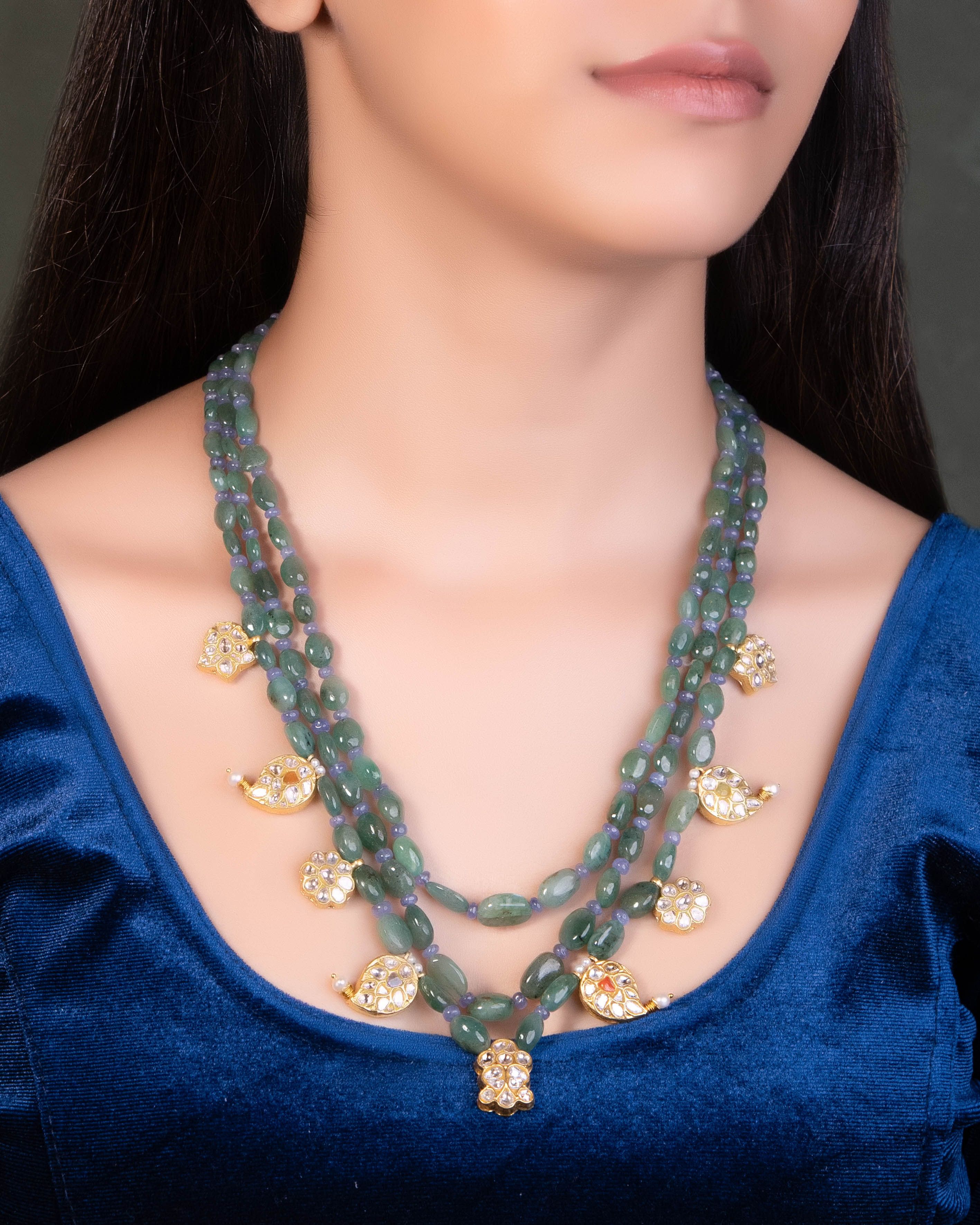 Alisha Polki Bead Pendant - NO ORDERS