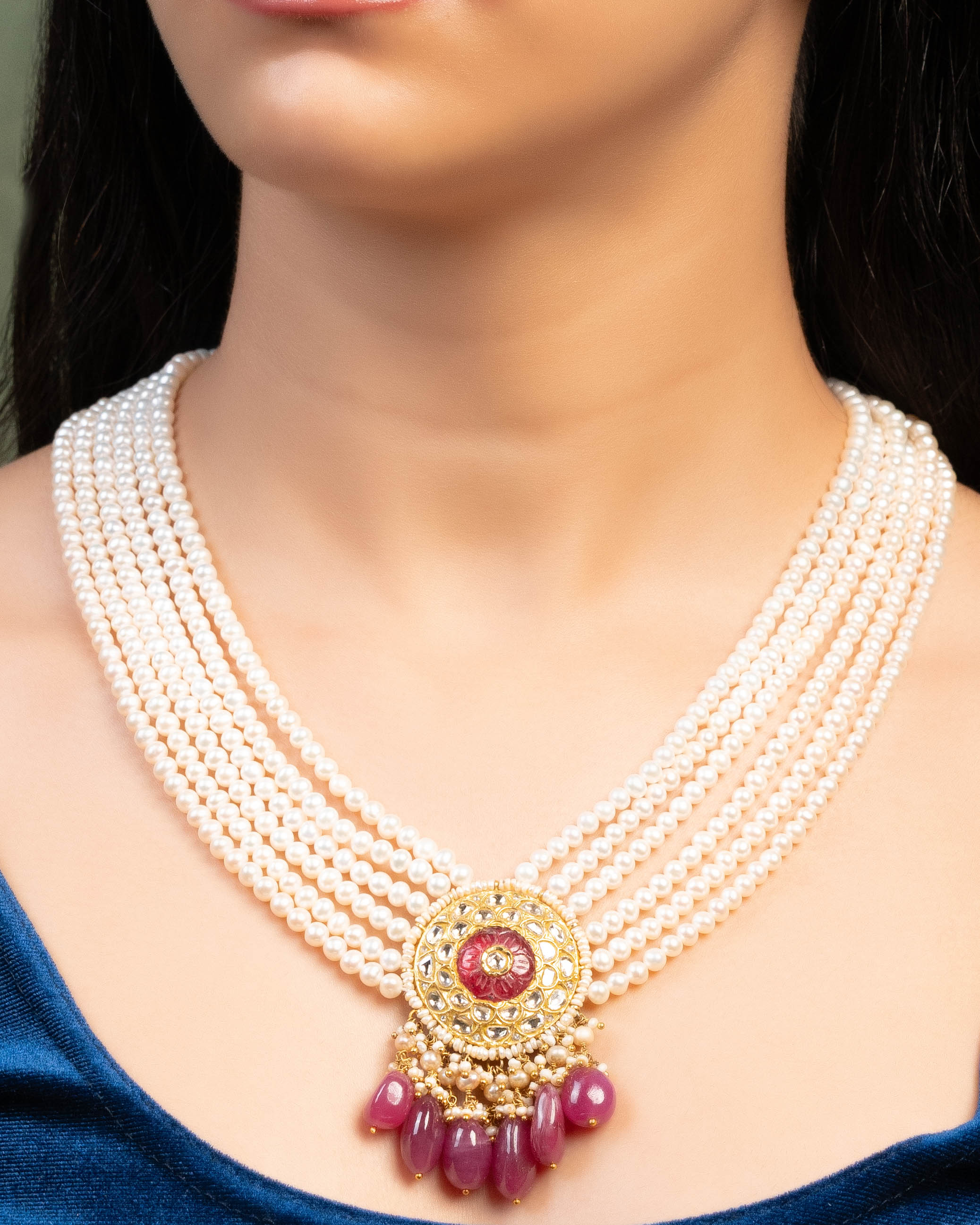 Tayla Polki Bead Pendant