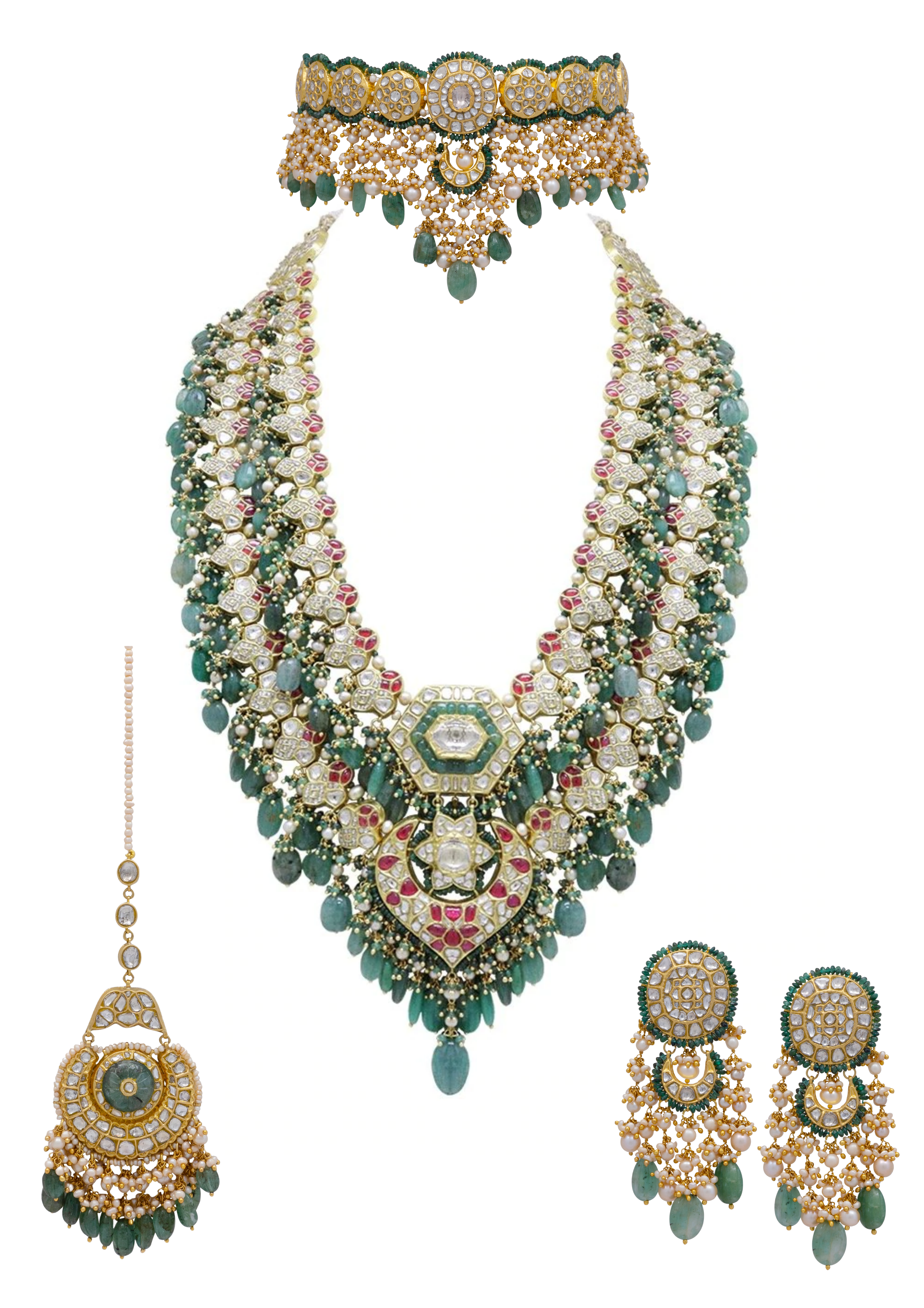 Kusuma Bridal Polki Set