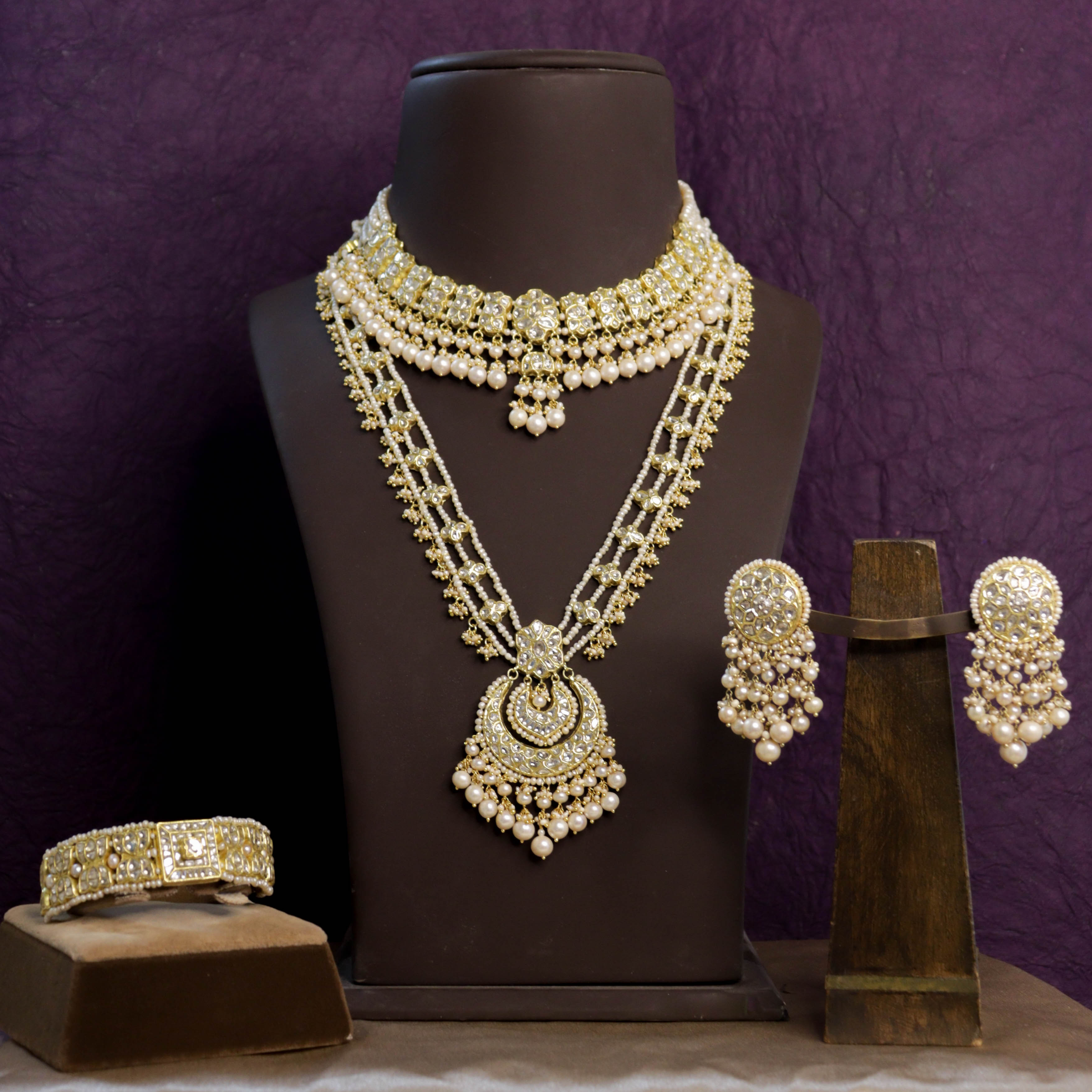 Tasmin Bridal Polki Set