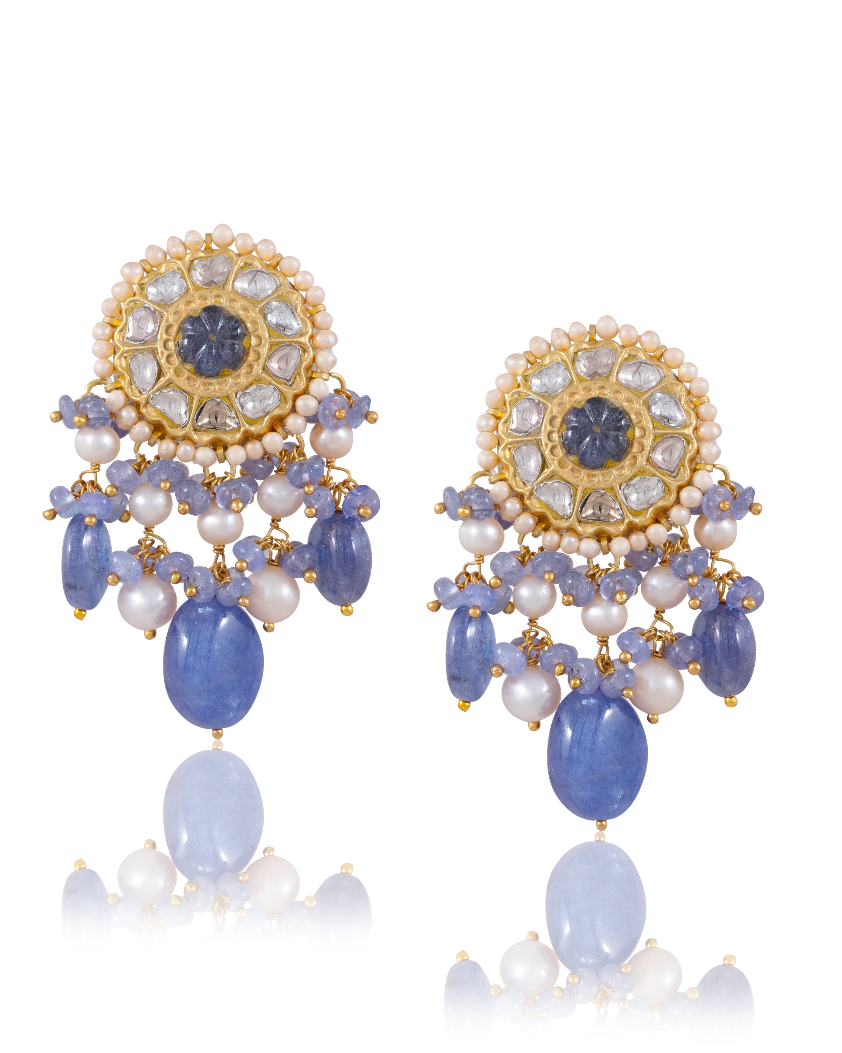 Ashia Choker And Aksha Tops Polki Set