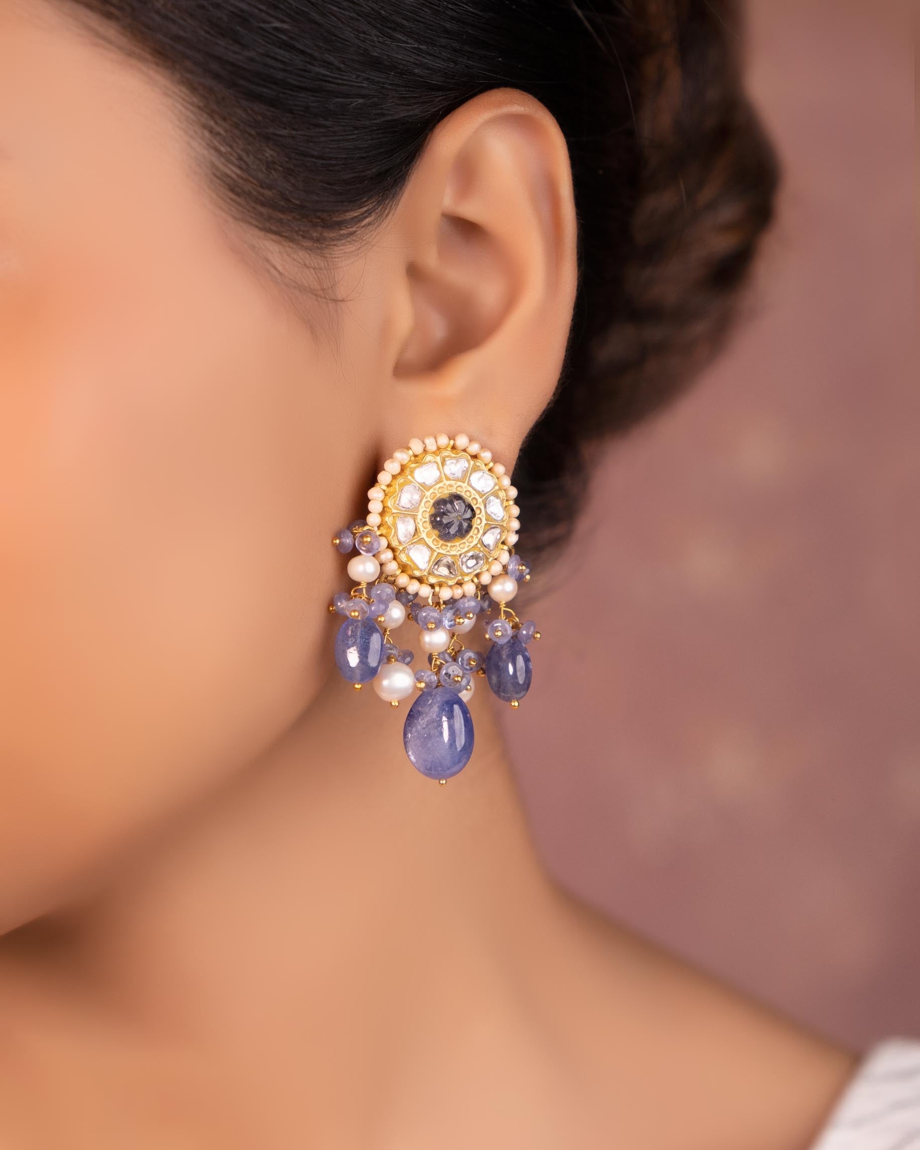 Ashia Choker And Aksha Tops Polki Set