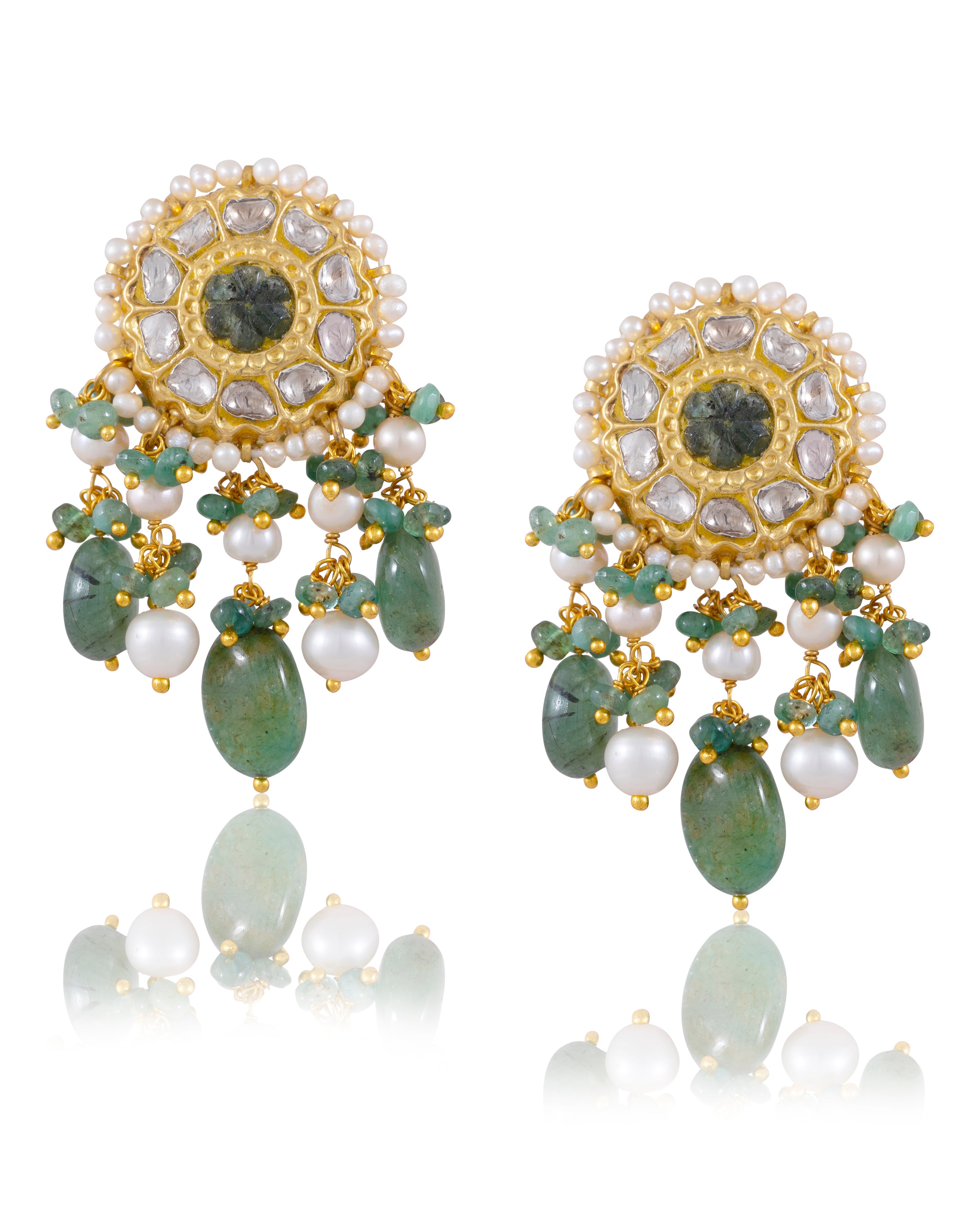 Ashia Choker and Aksha Tops Polki Set