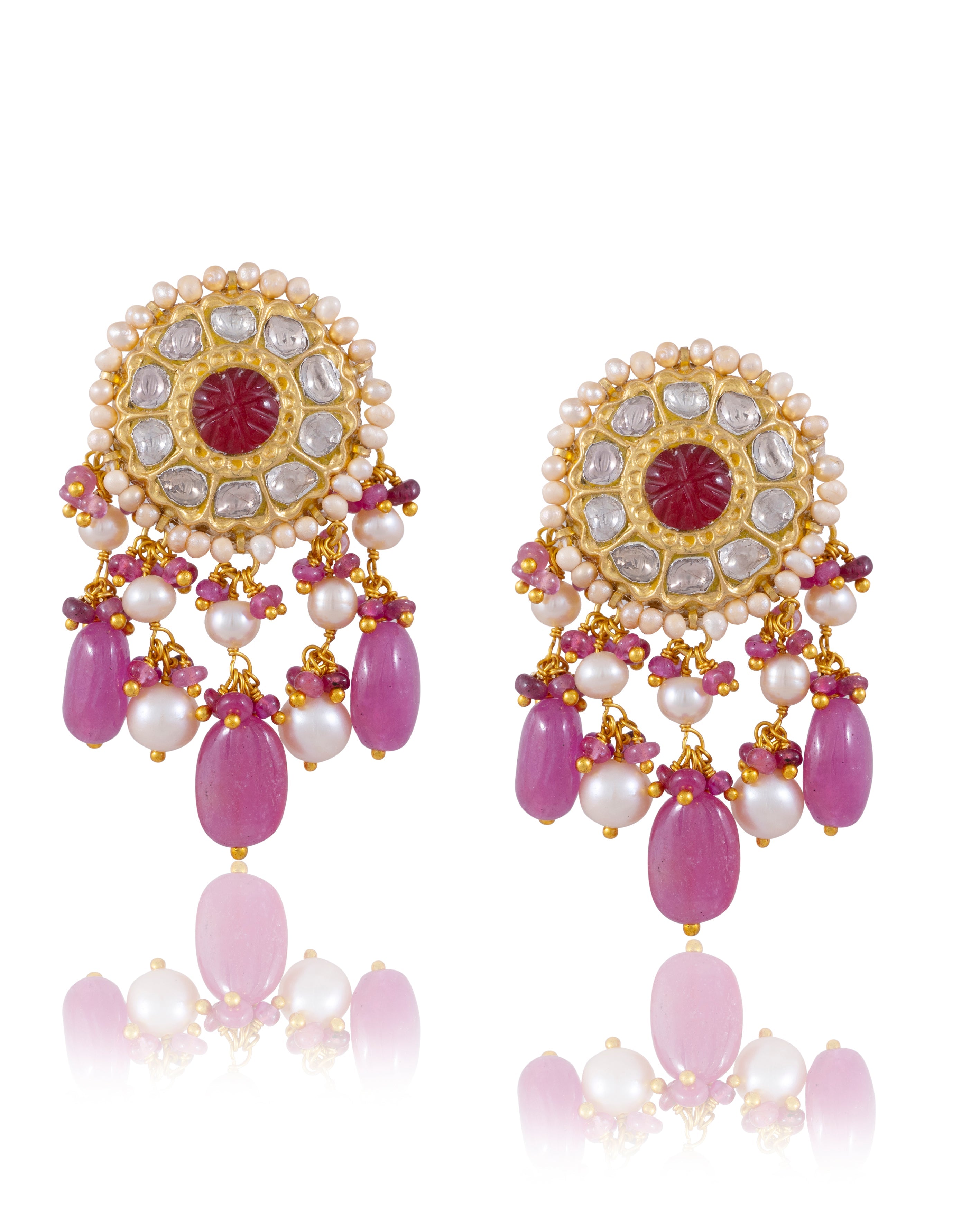 Ashia Choker And Aksha Tops Polki Set