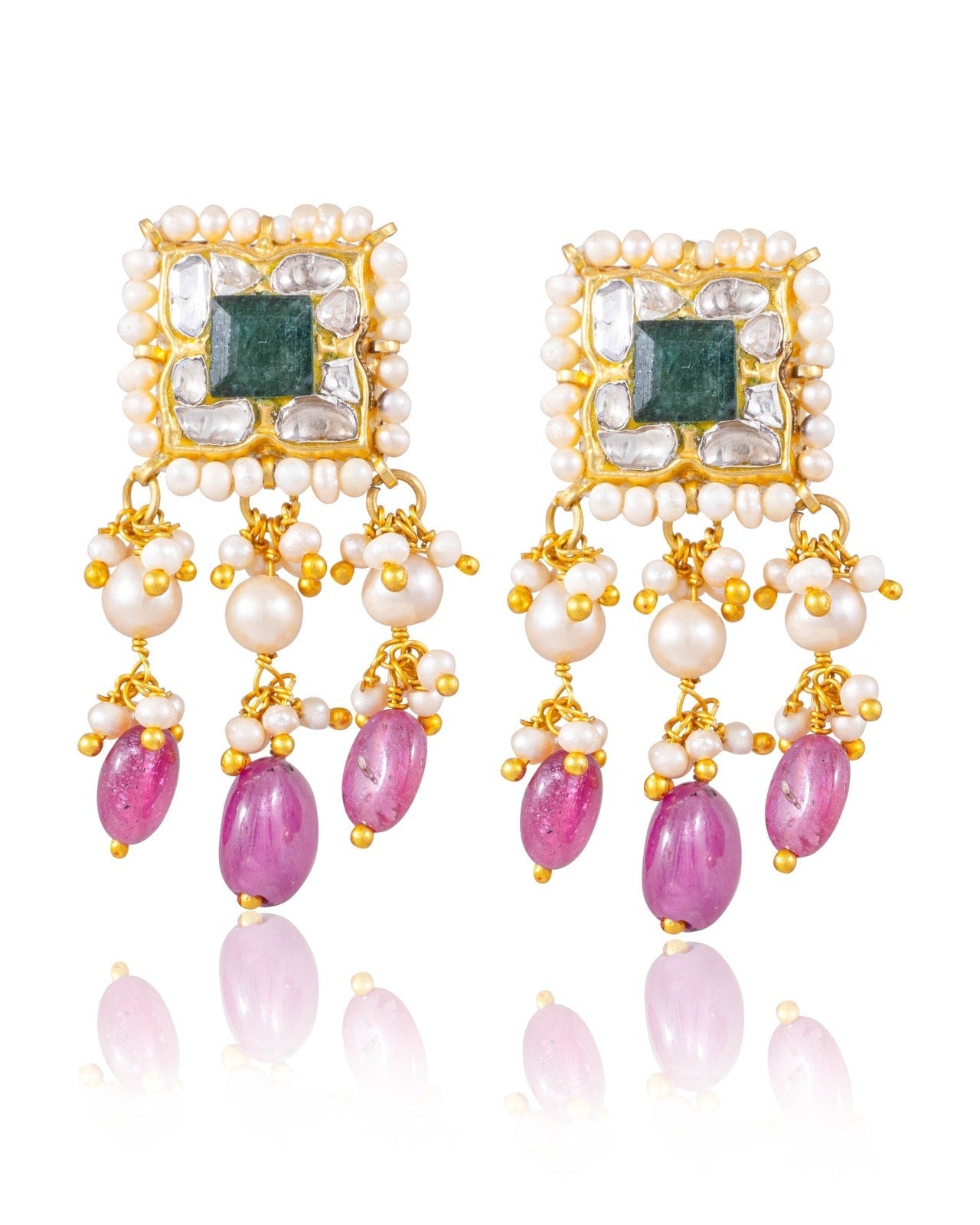 Bhakti Choker And Javeriya Tops Polki Set