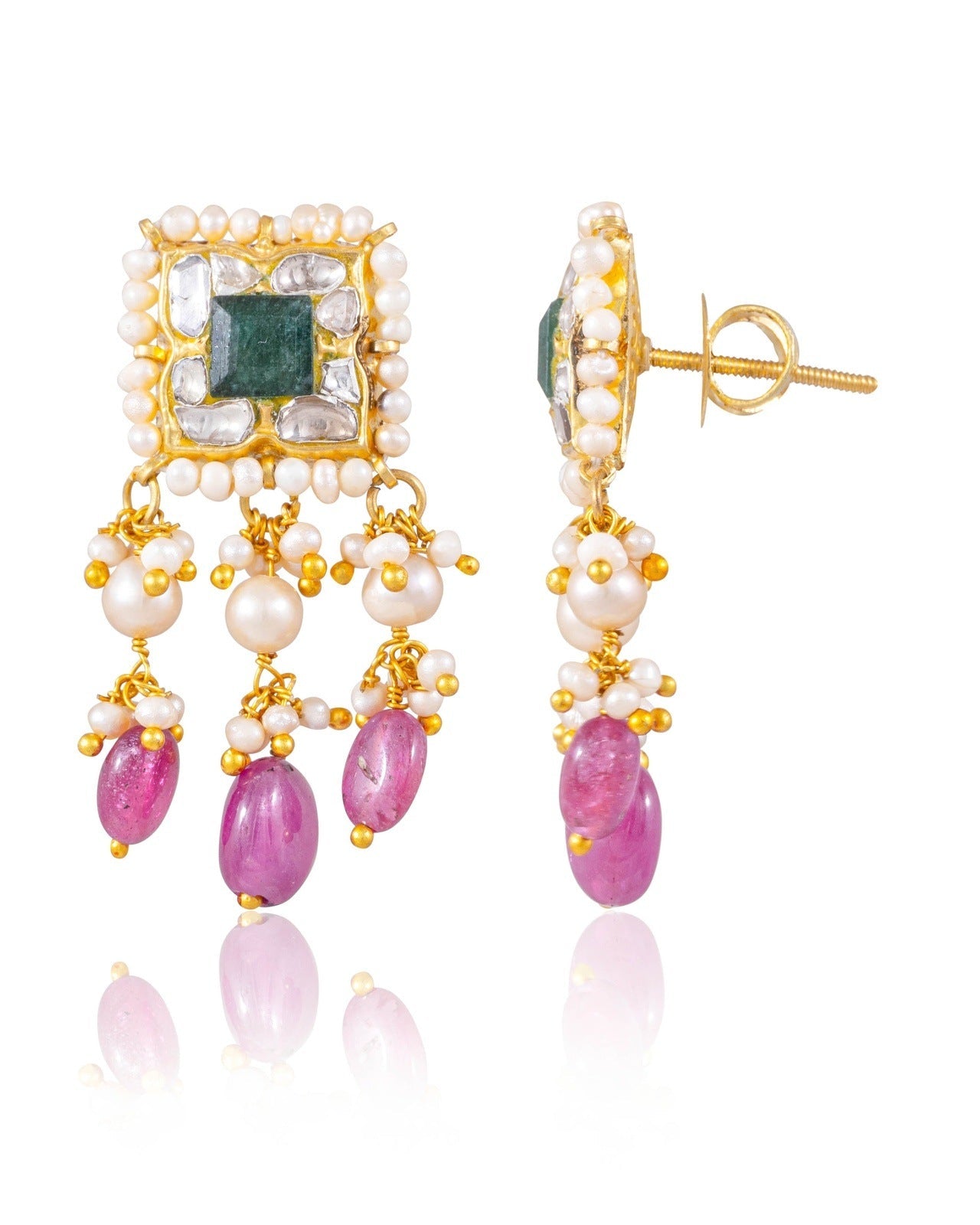 Bhakti Choker And Javeriya Tops Polki Set