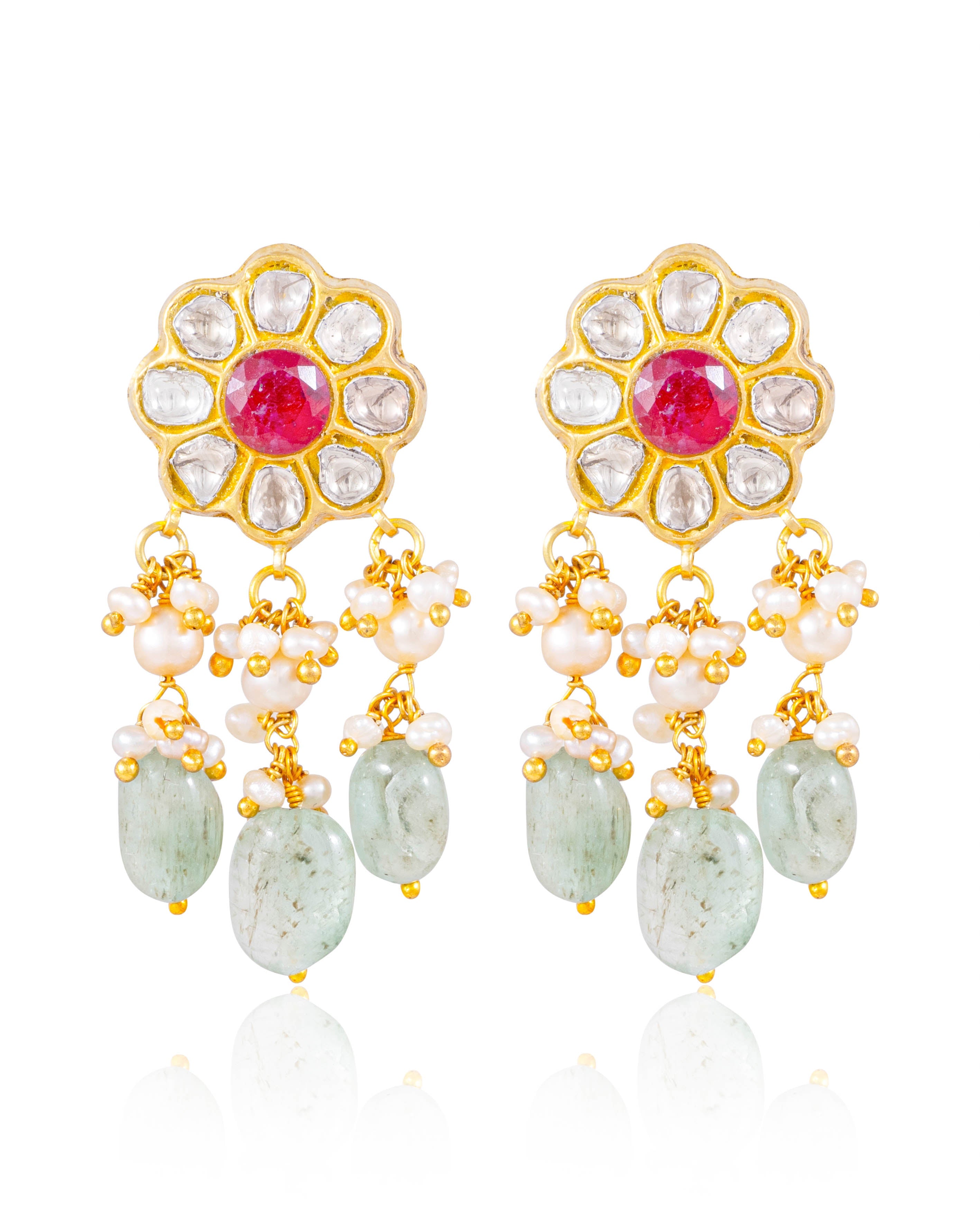 Sejal Choker And Aarohi Tops Polki Set