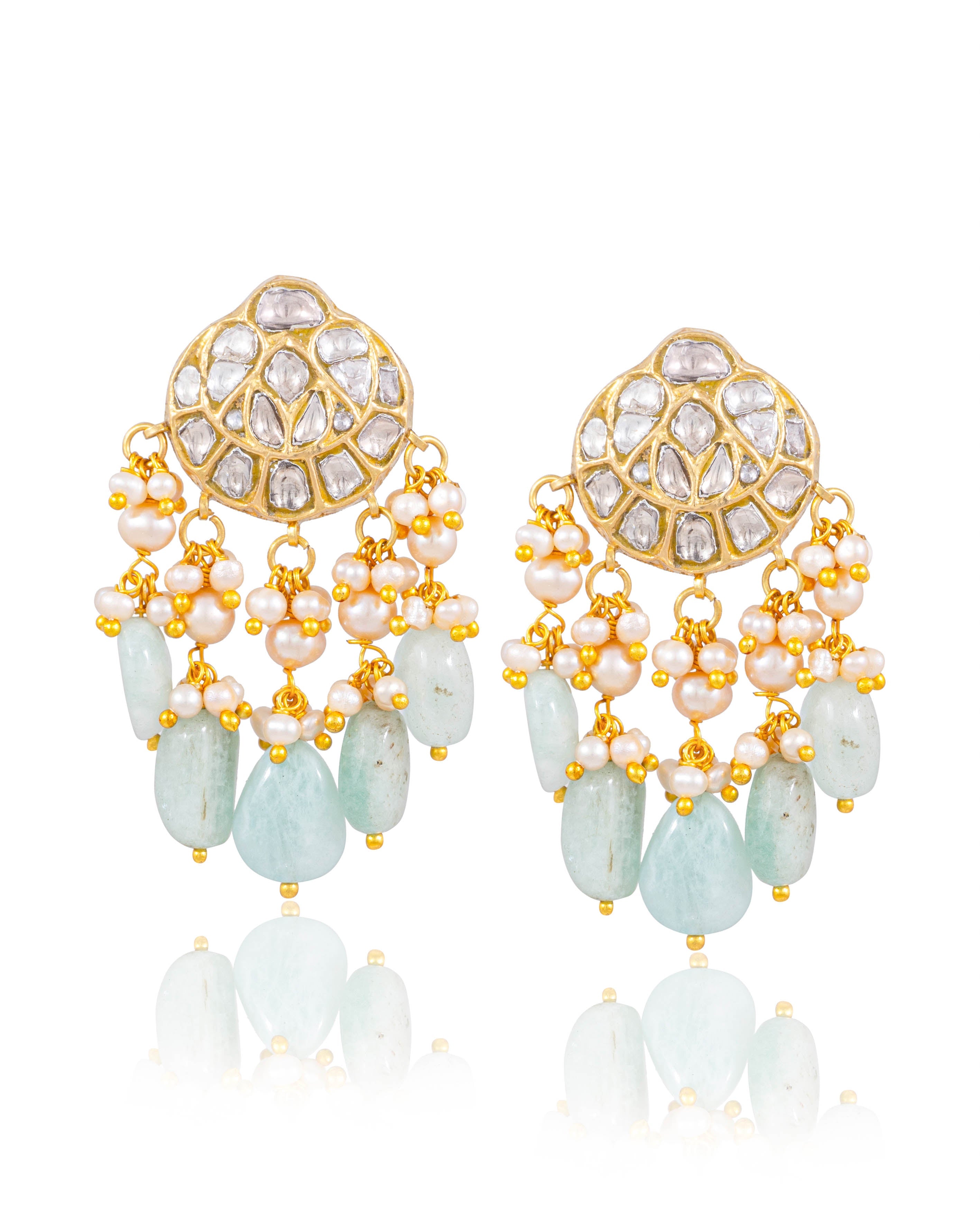 Sonakshi Choker And Rakhii Tops Polki Set