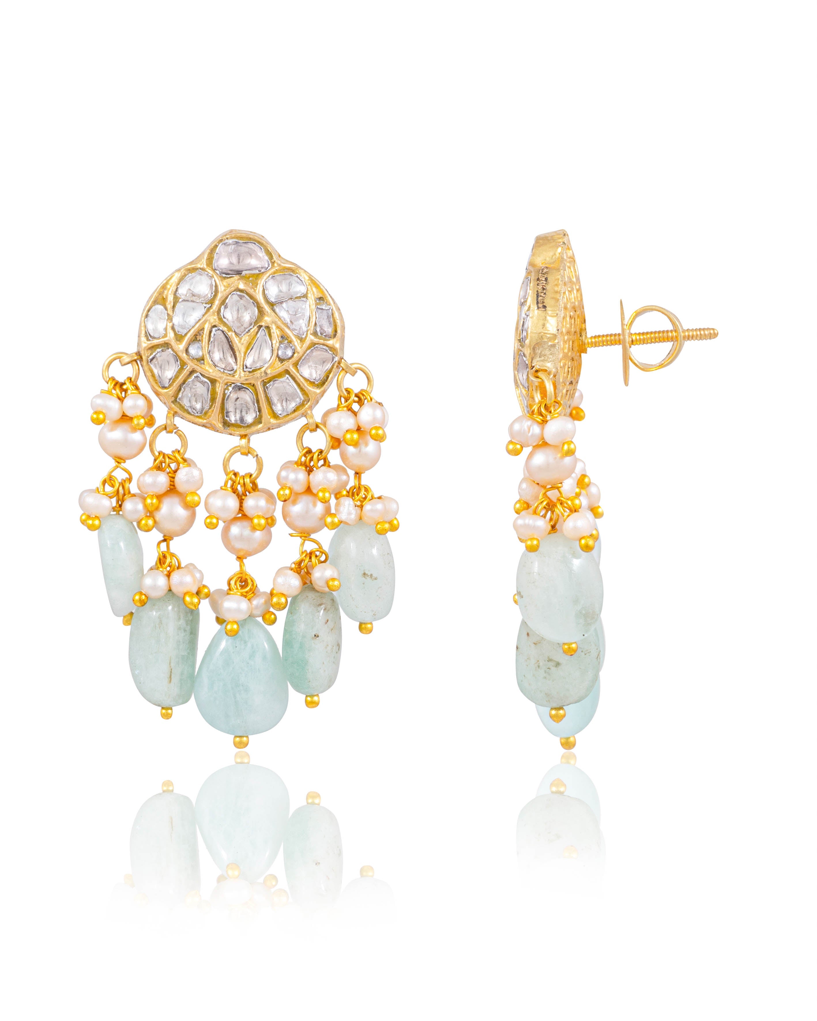 Sonakshi Choker And Rakhii Tops Polki Set