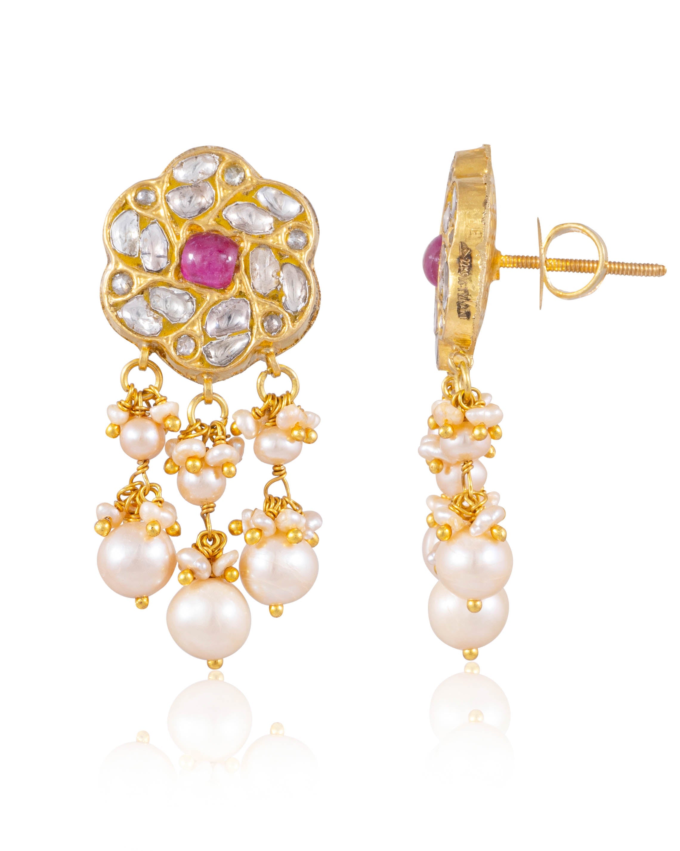 Khadija Choker And Aakriti Tops Polki Set