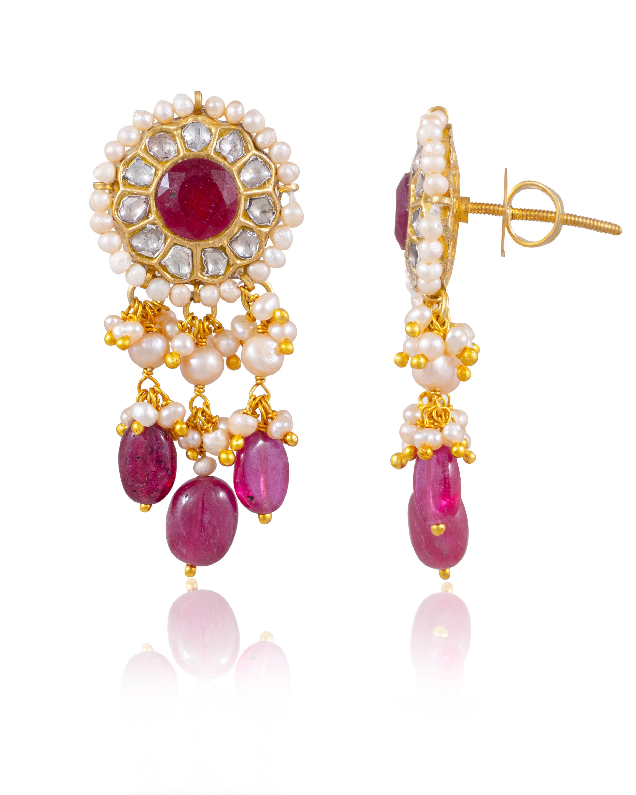 Roshni Choker And Kavita Tops Polki Set