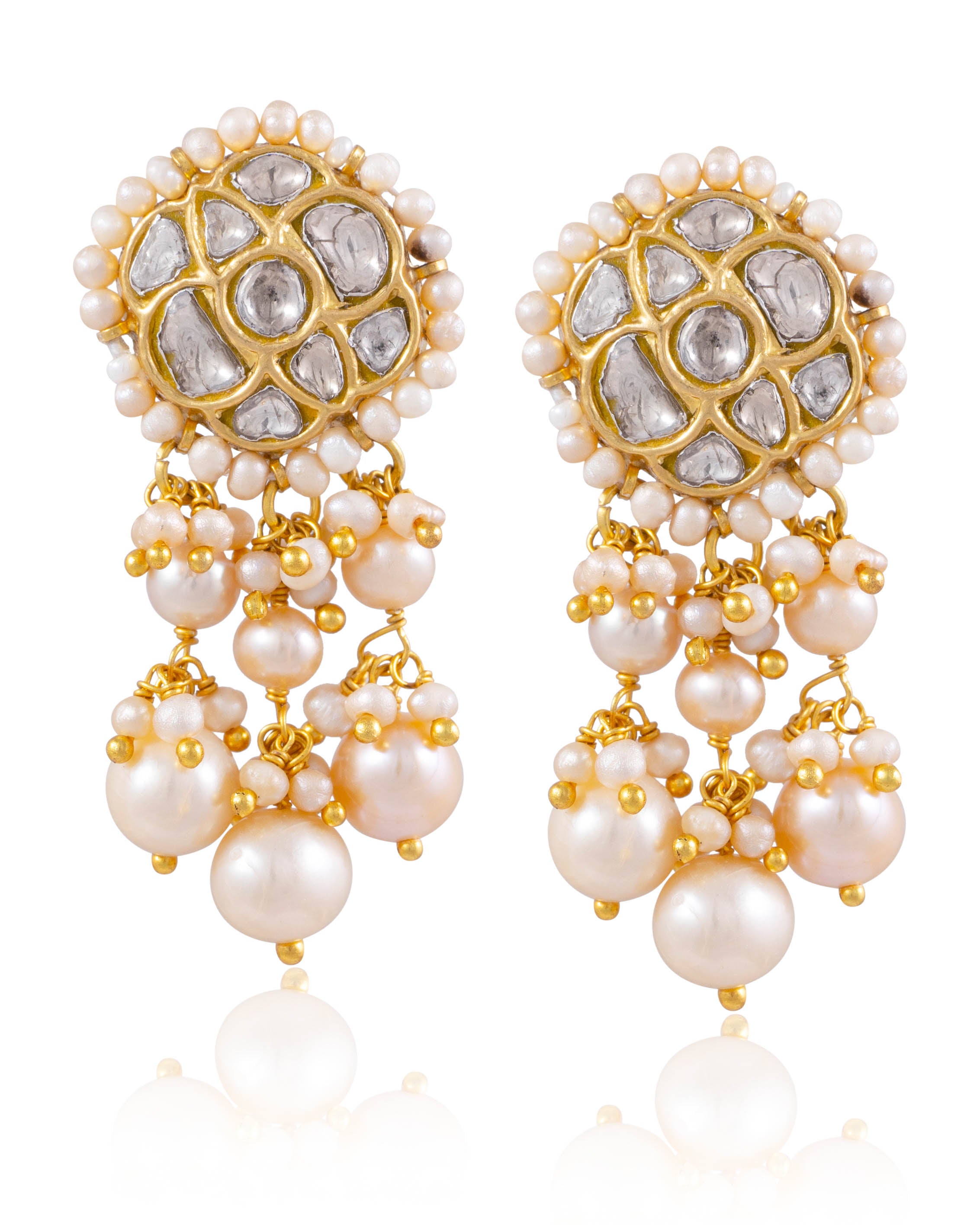 Prerna Choker And Aashka Tops Polki Set