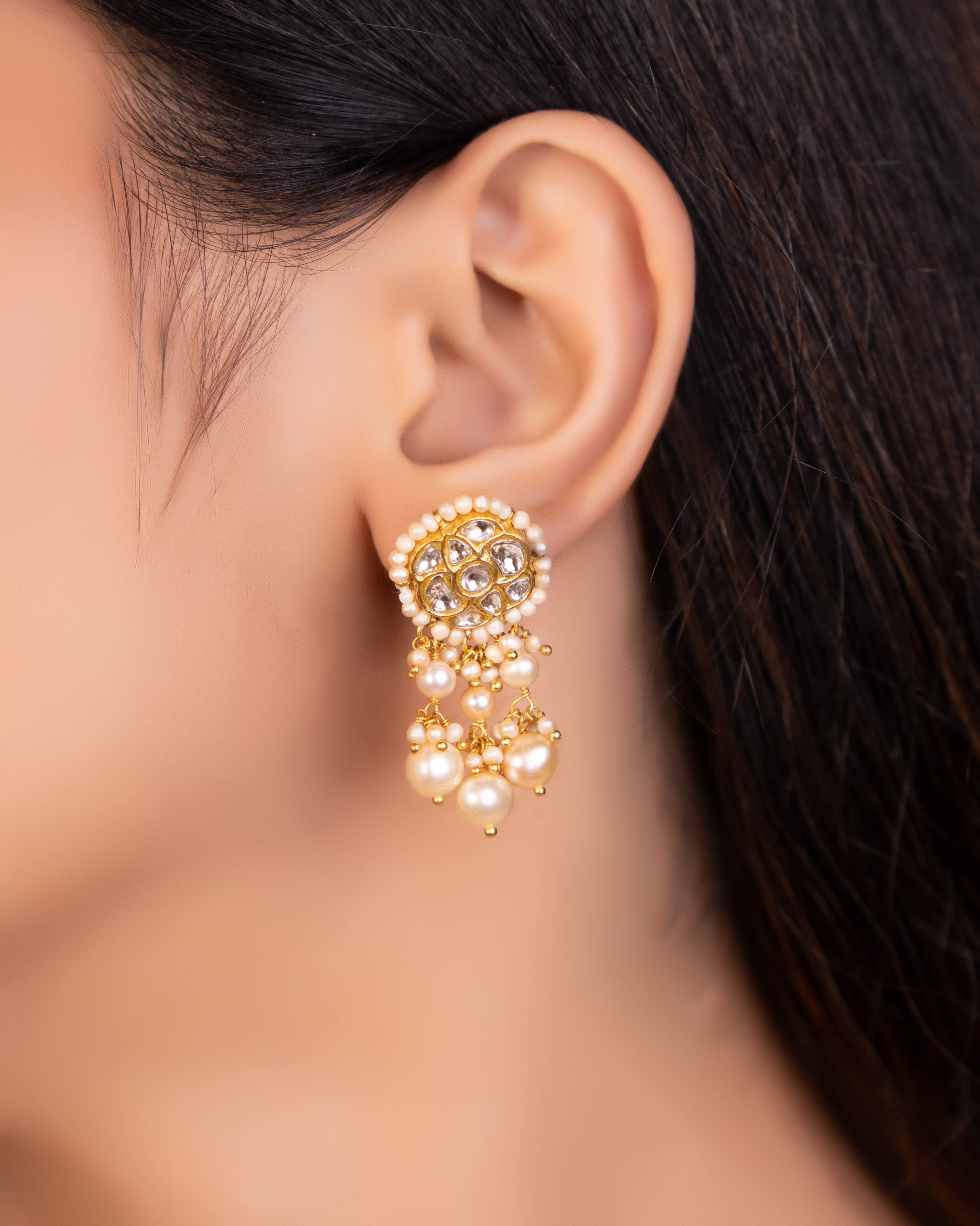 Prerna Choker And Aashka Tops Polki Set