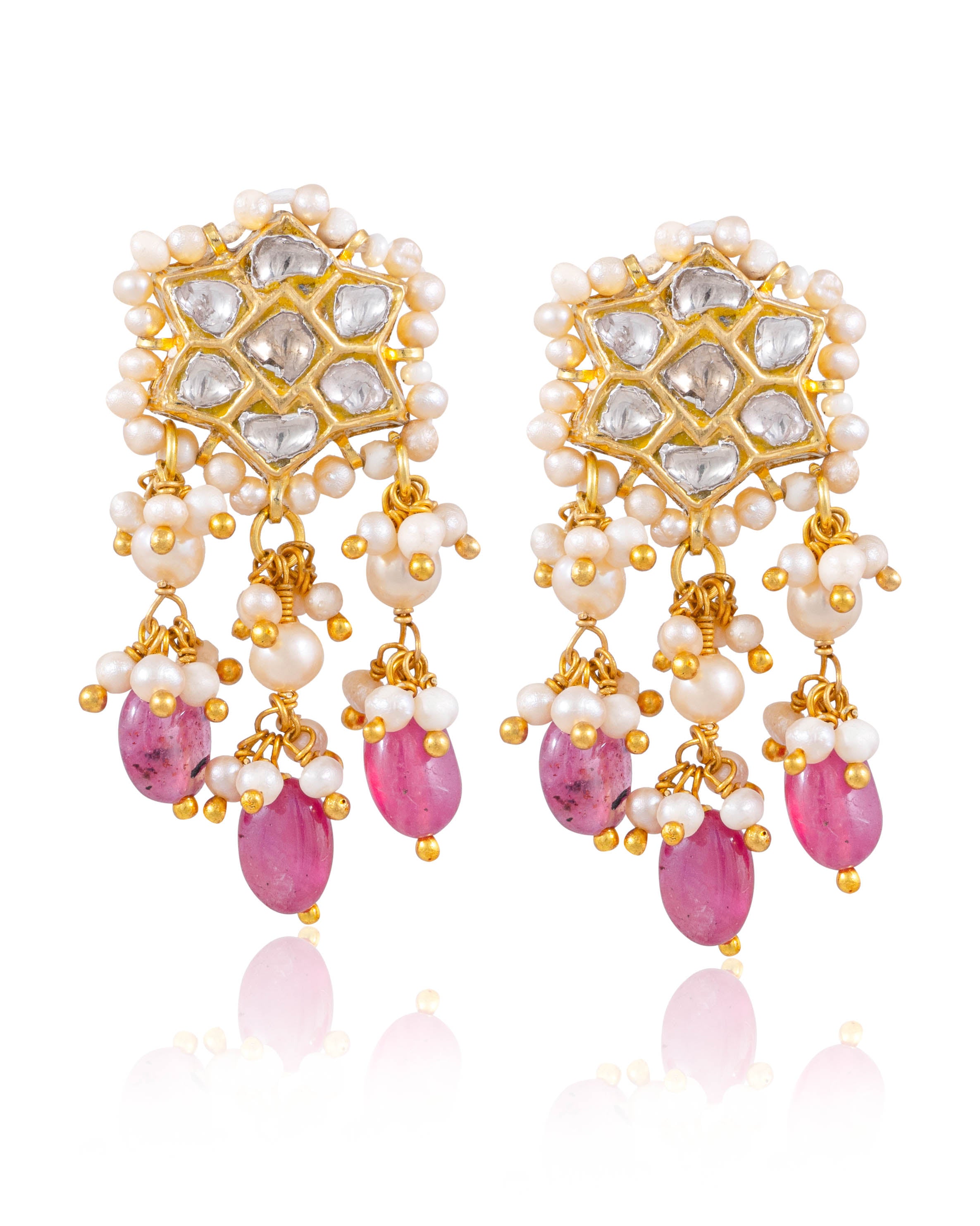 Bhavna Choker And Ruhani Tops Polki Set