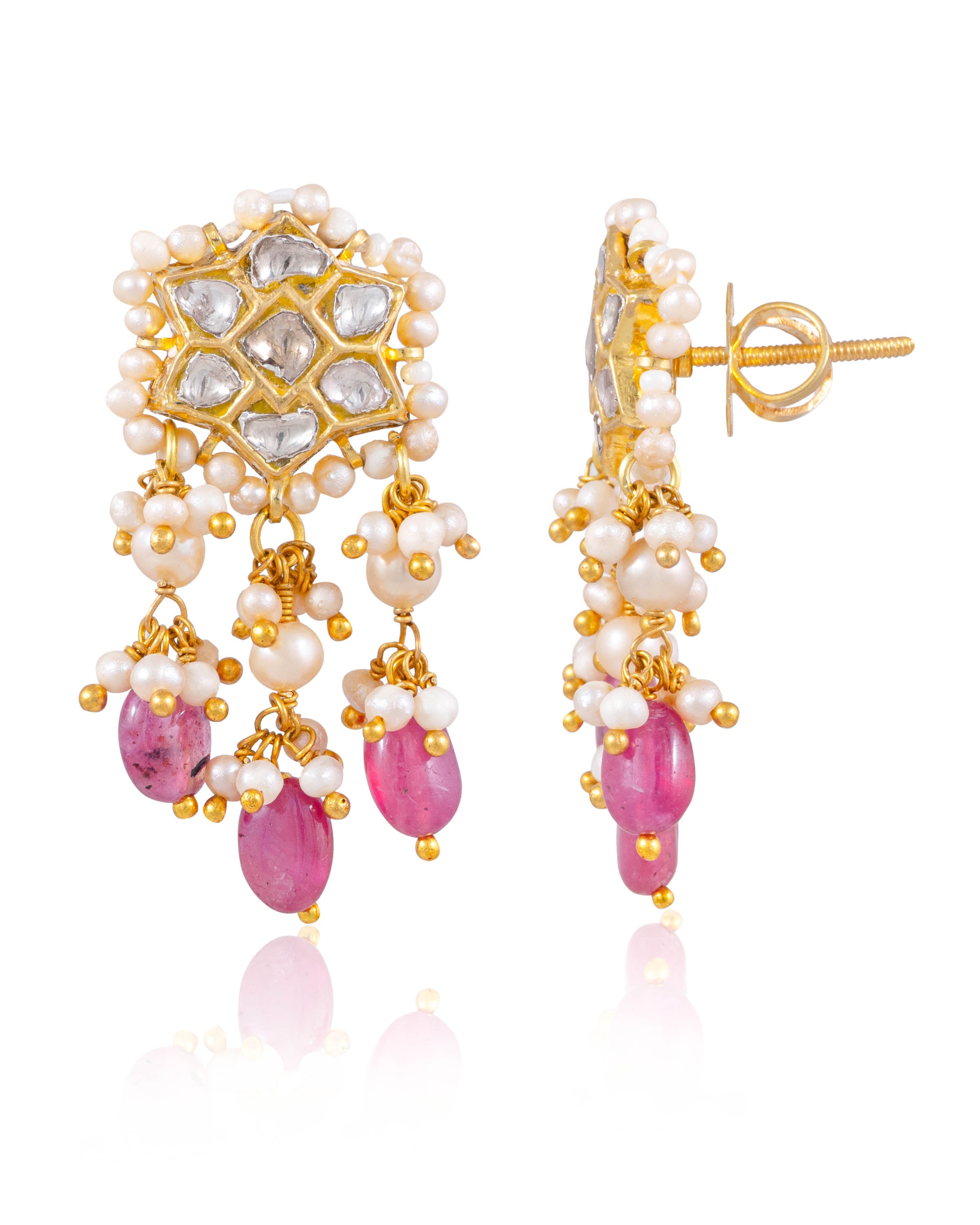 Bhavna Choker And Ruhani Tops Polki Set