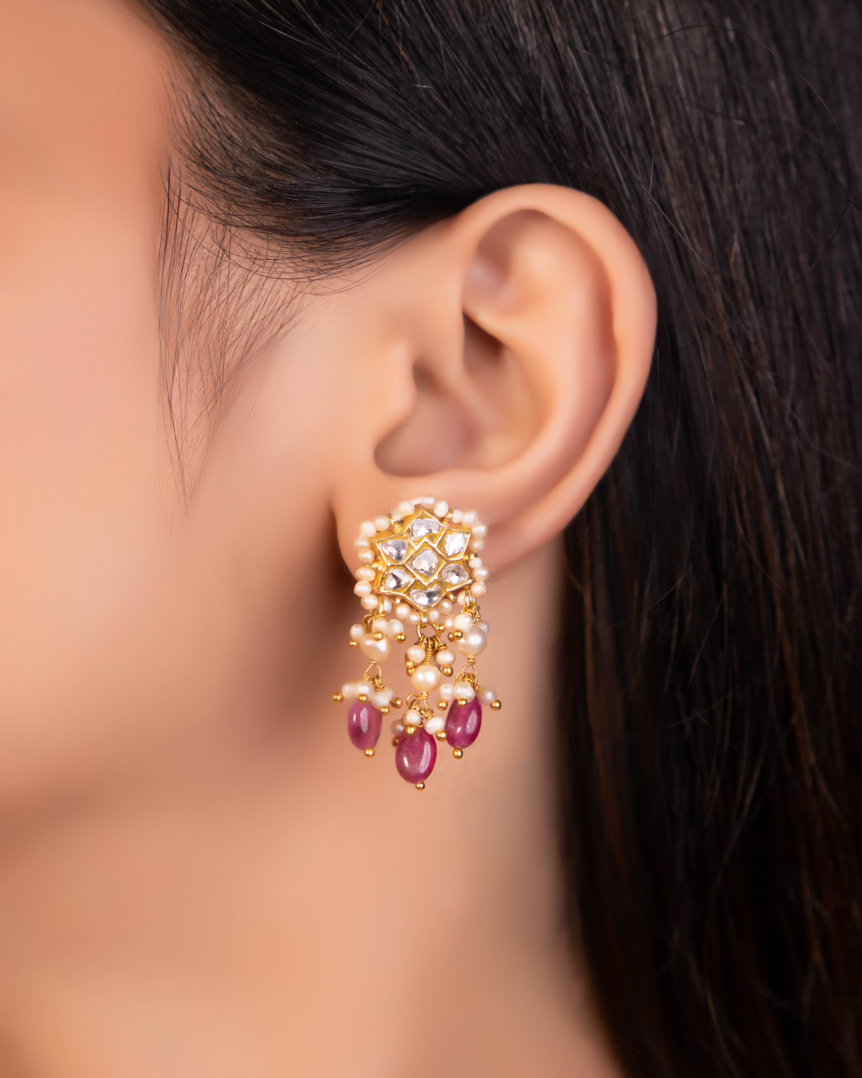 Bhavna Choker And Ruhani Tops Polki Set