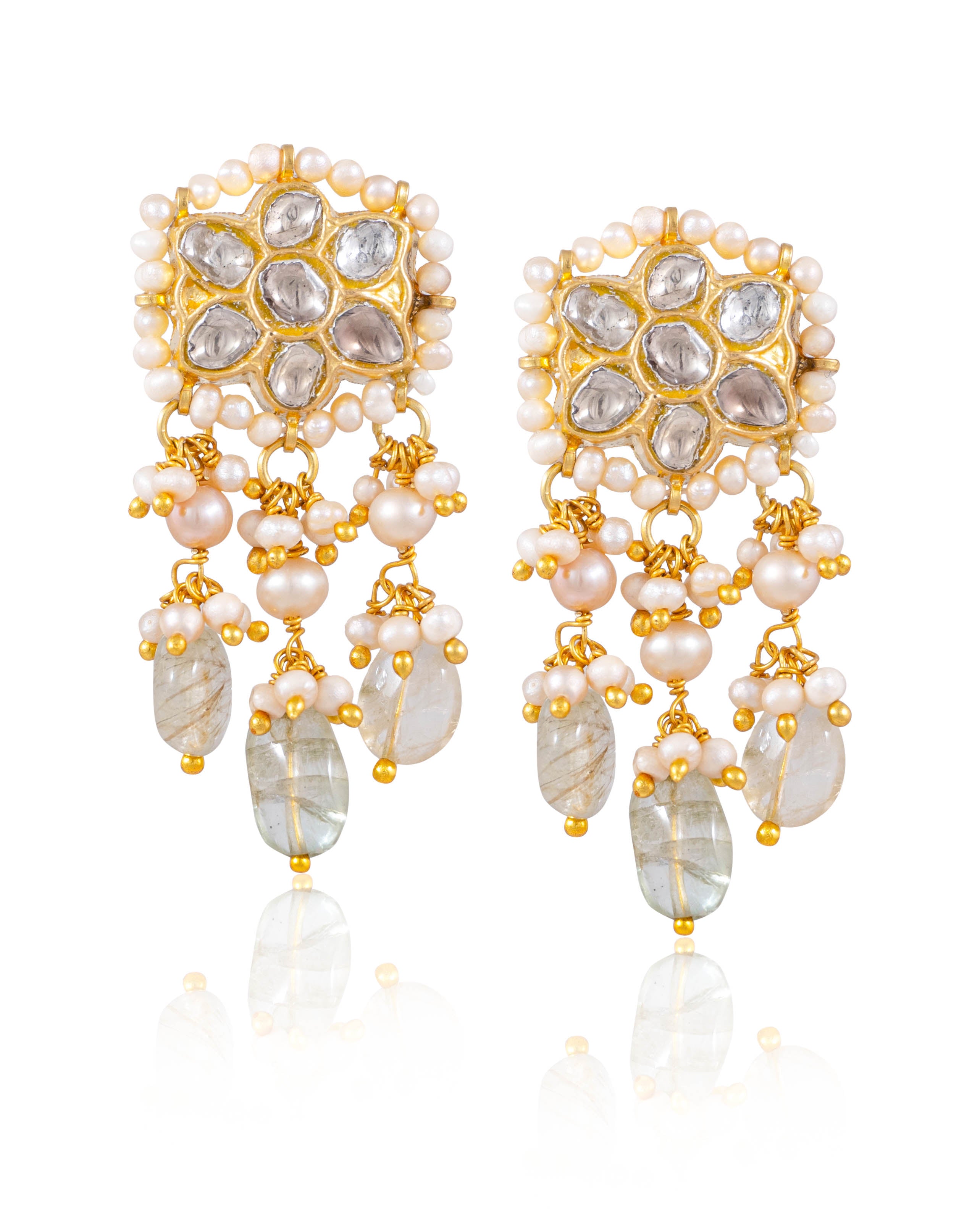 Jazima Choker And Swati Tops Polki Set