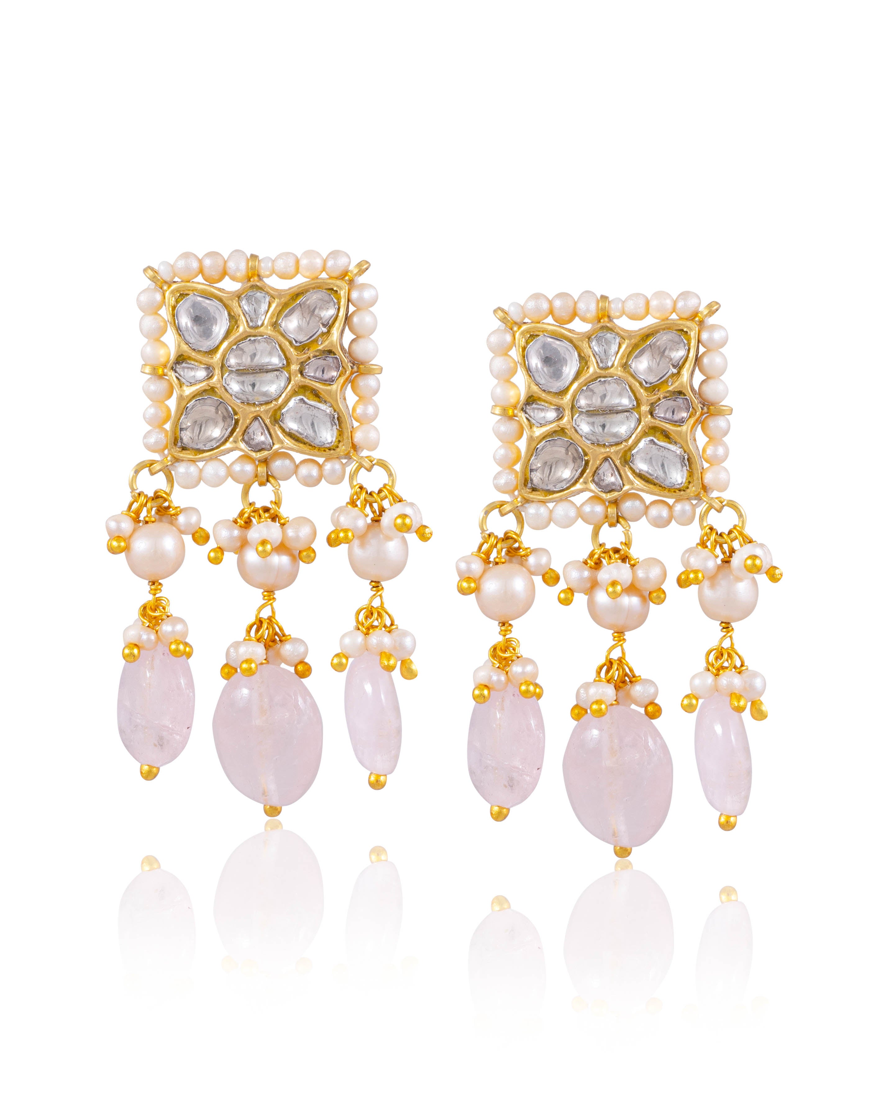 Jasmine Choker And Meerab Tops Polki Set