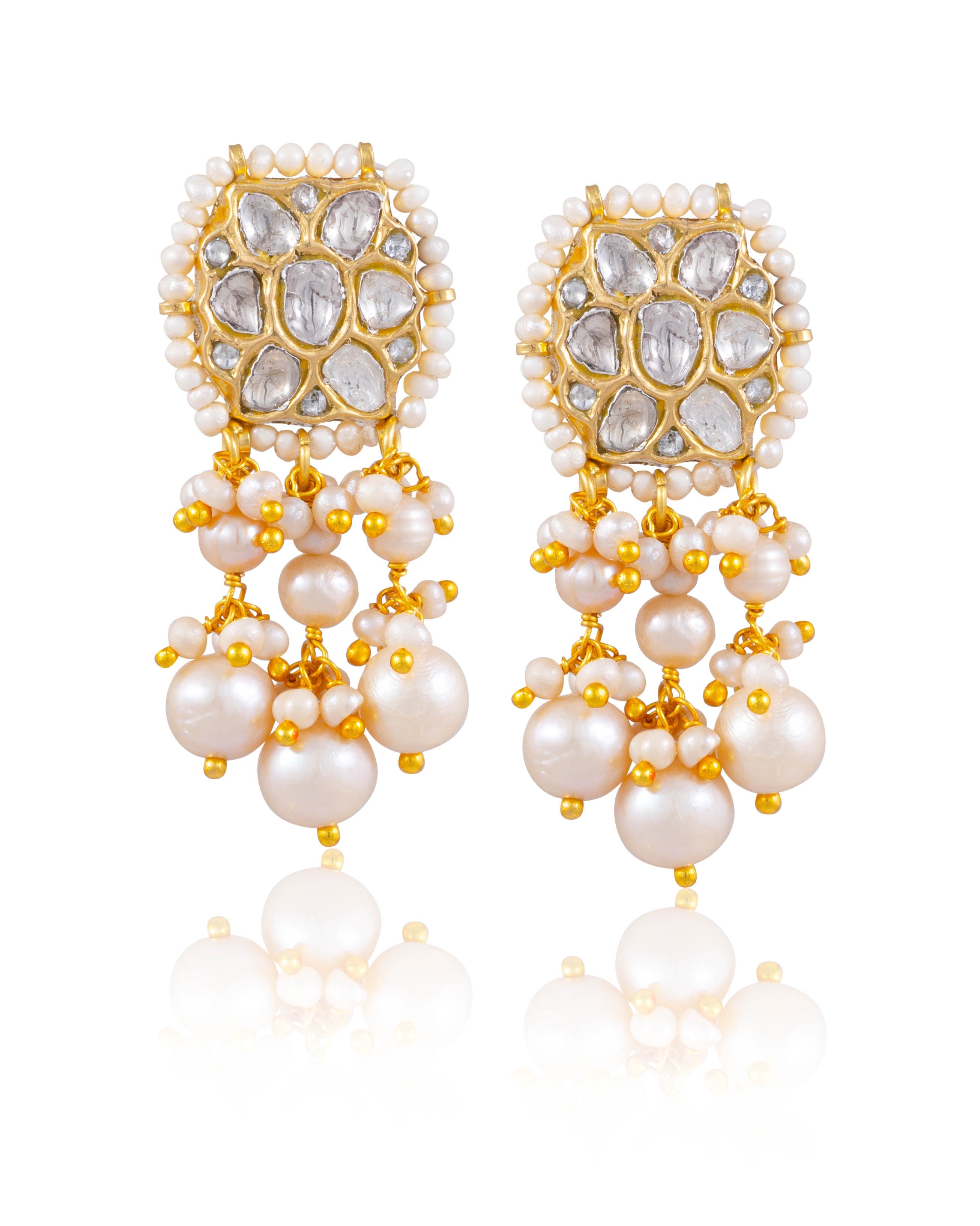 Tanisha Choker And Rukshar Tops Polki Set