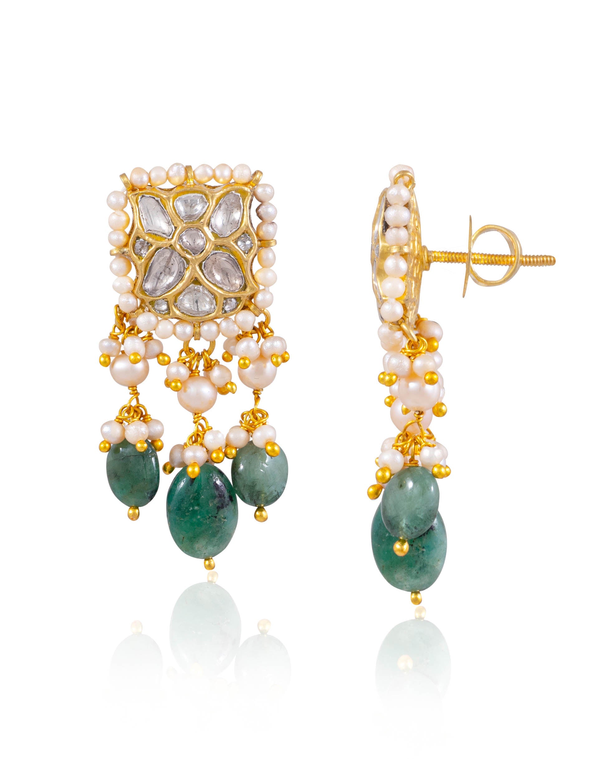 Fariba Choker And Mona Tops Polki Set