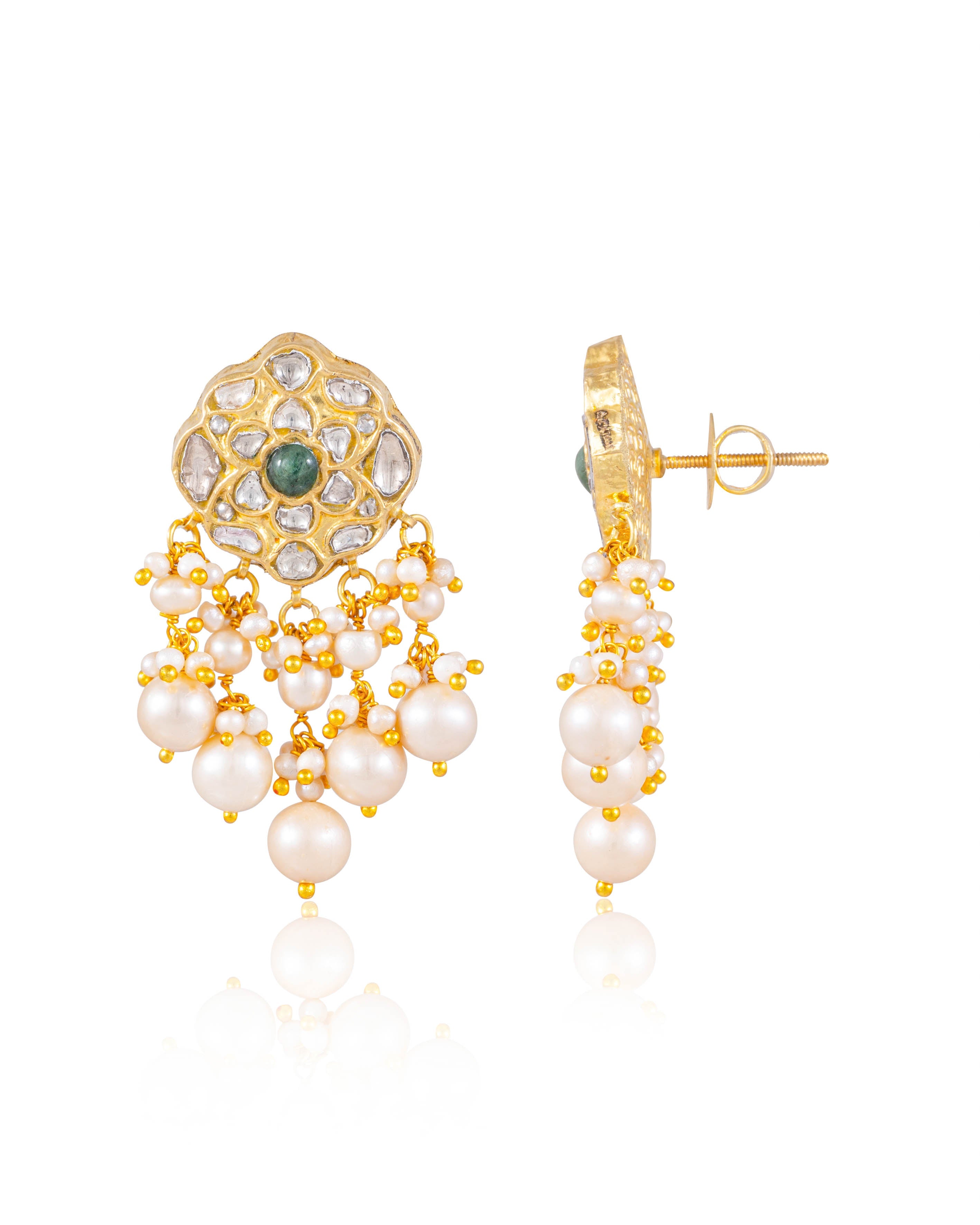 Aaisha Necklace And Aarzu Tops Polki Set