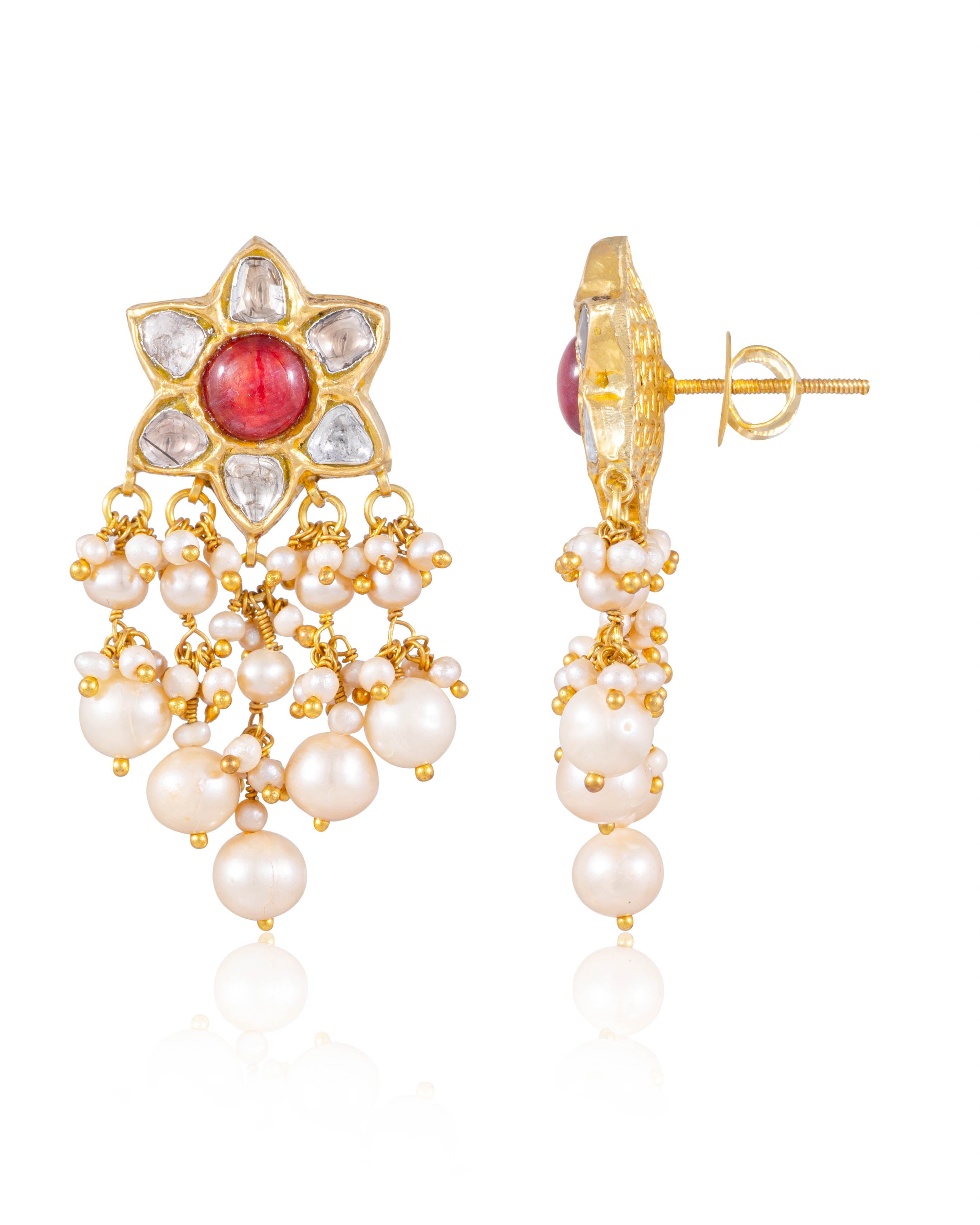 Rutuja Necklace And Samreen Tops Polki Set