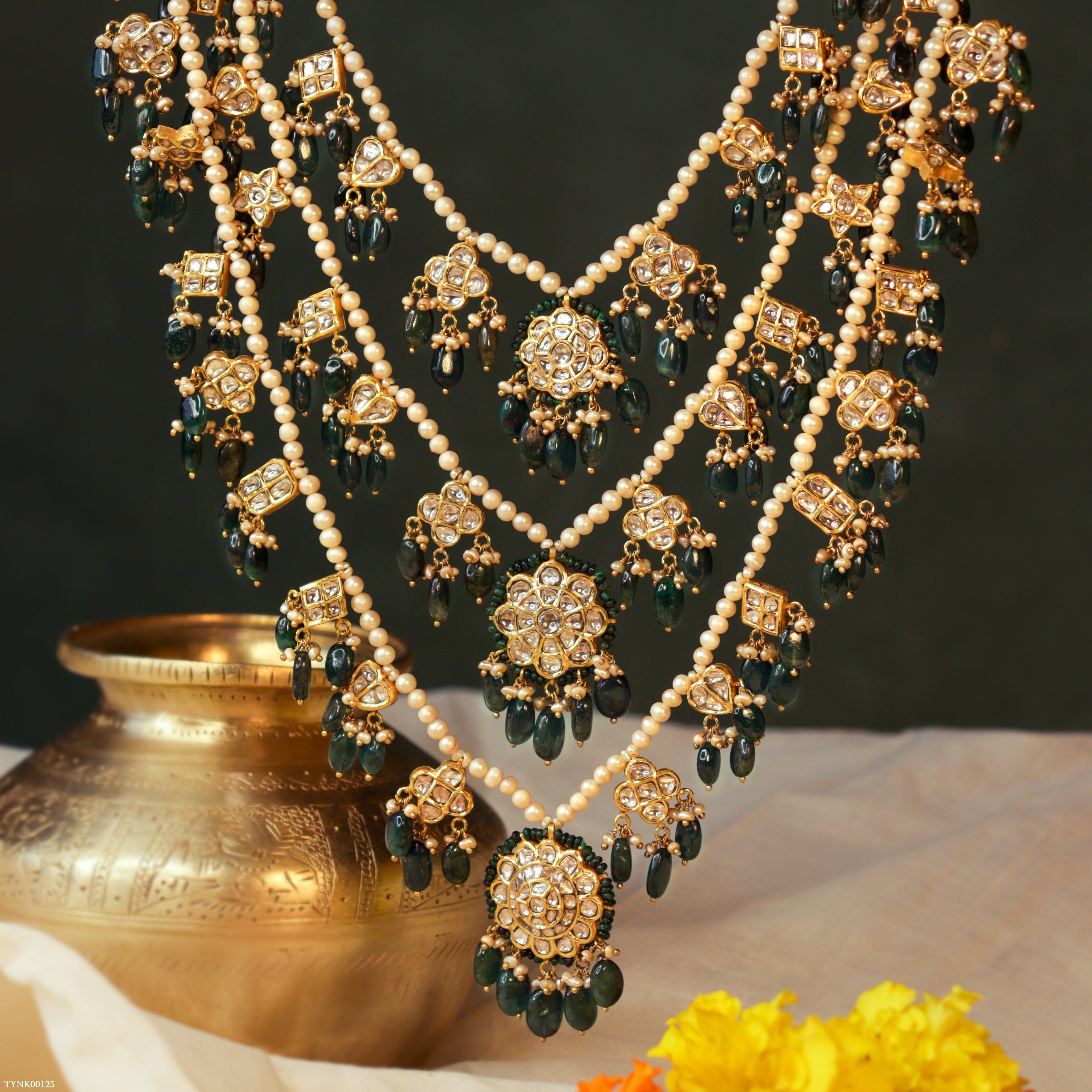 Smruti Polki Long Necklace