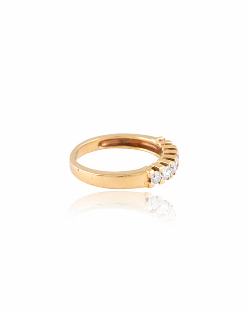 18kt real gold ring for women
