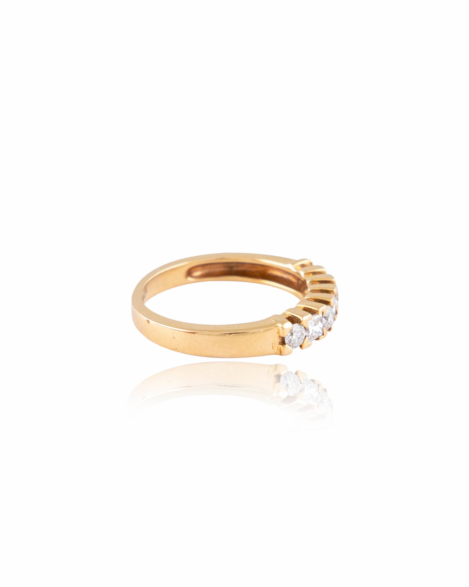 18kt real gold ring for women