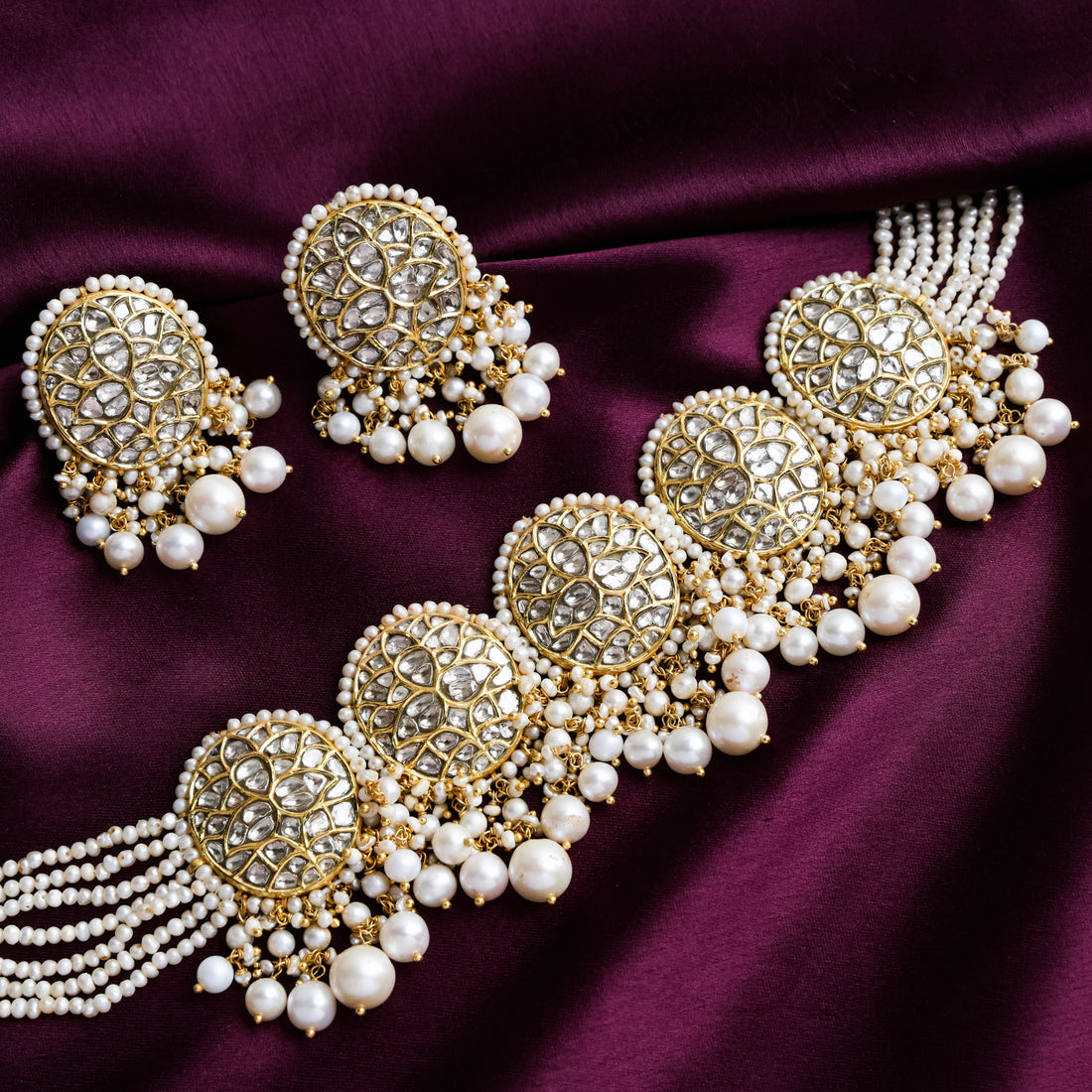 Explore Exquisite 22KT Gold Polki Jadau Jewellery – Tyaani Jewellery LLP