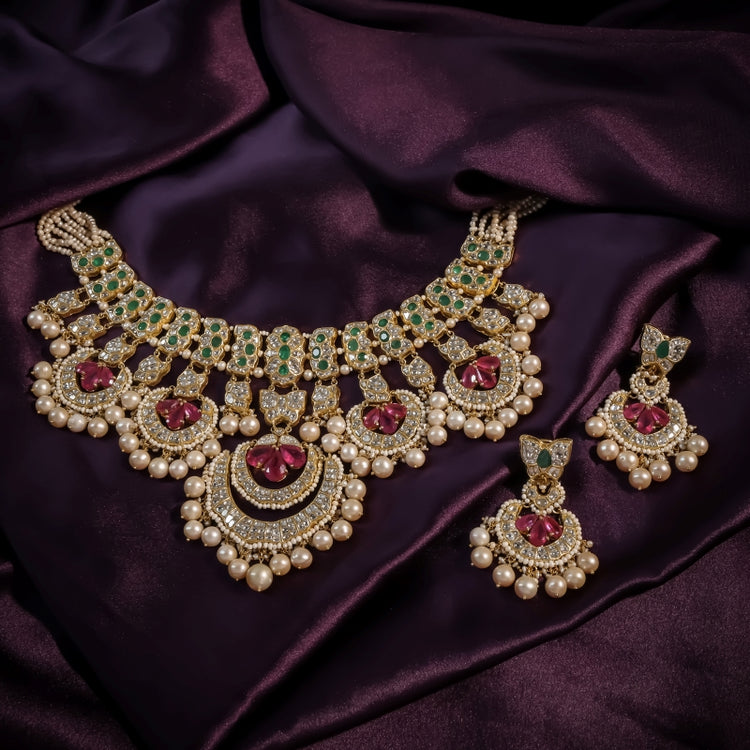 Explore Exquisite 22KT Gold Polki Jadau Jewellery – Tyaani Jewellery LLP