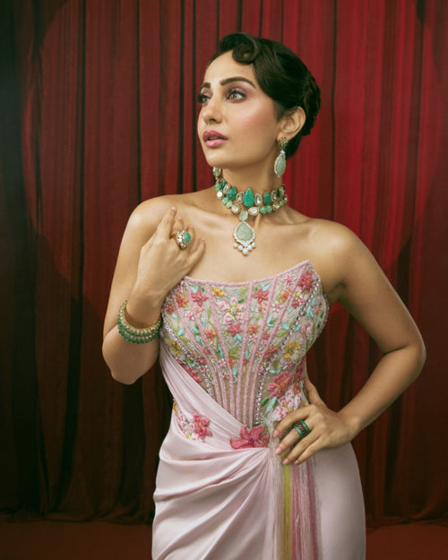 Kusha Kapila - Amiel Polki And Diamond Choker