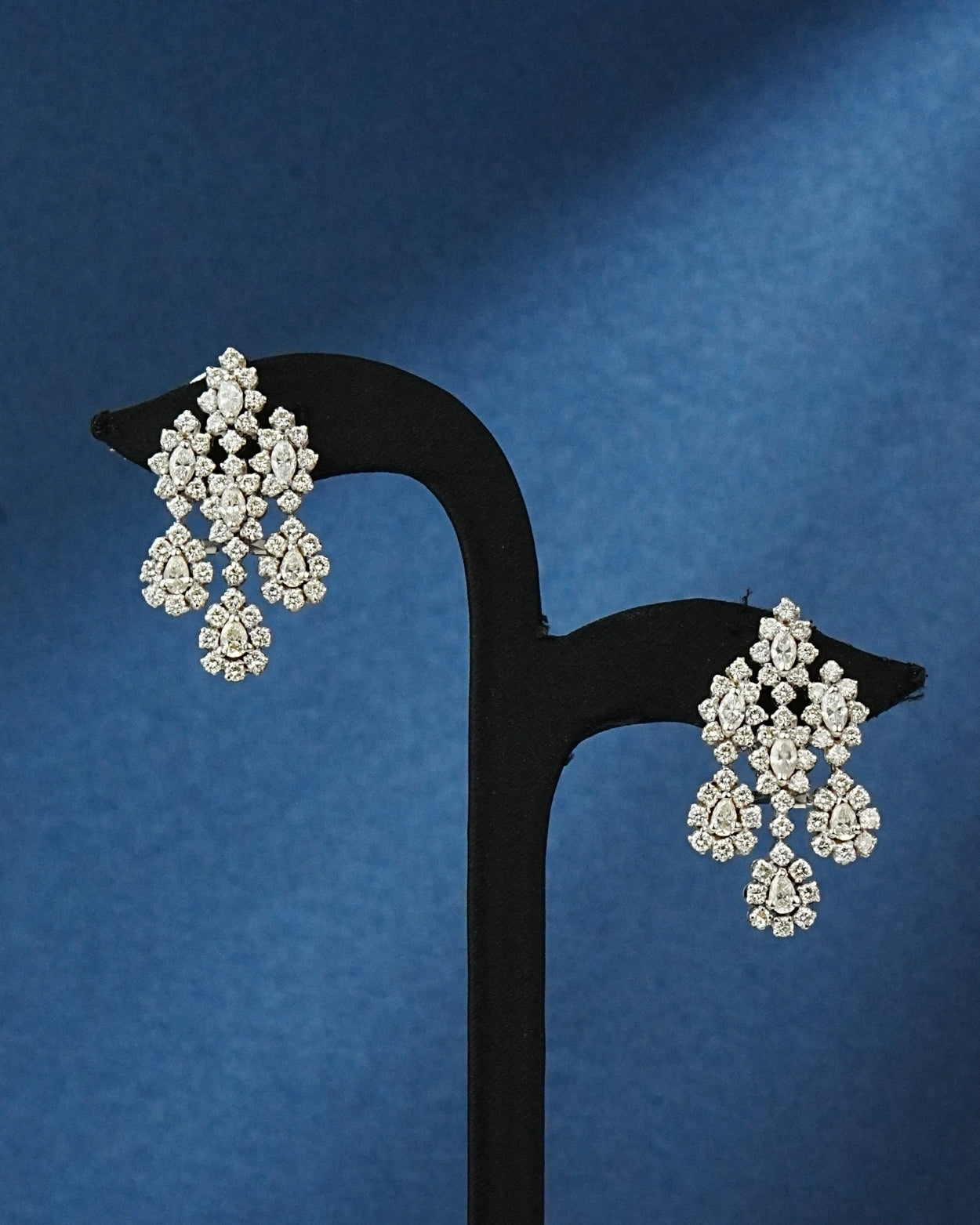 Mohna Diamond Long Earrings
