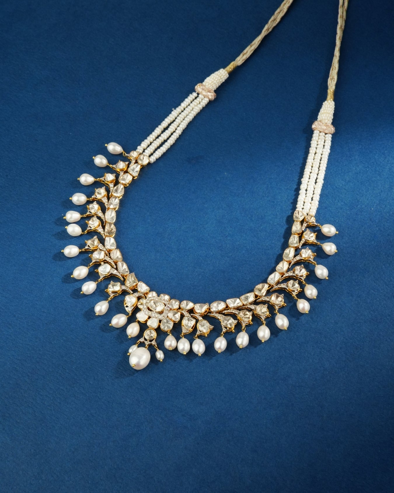 Nisha Polki And Diamond Necklace