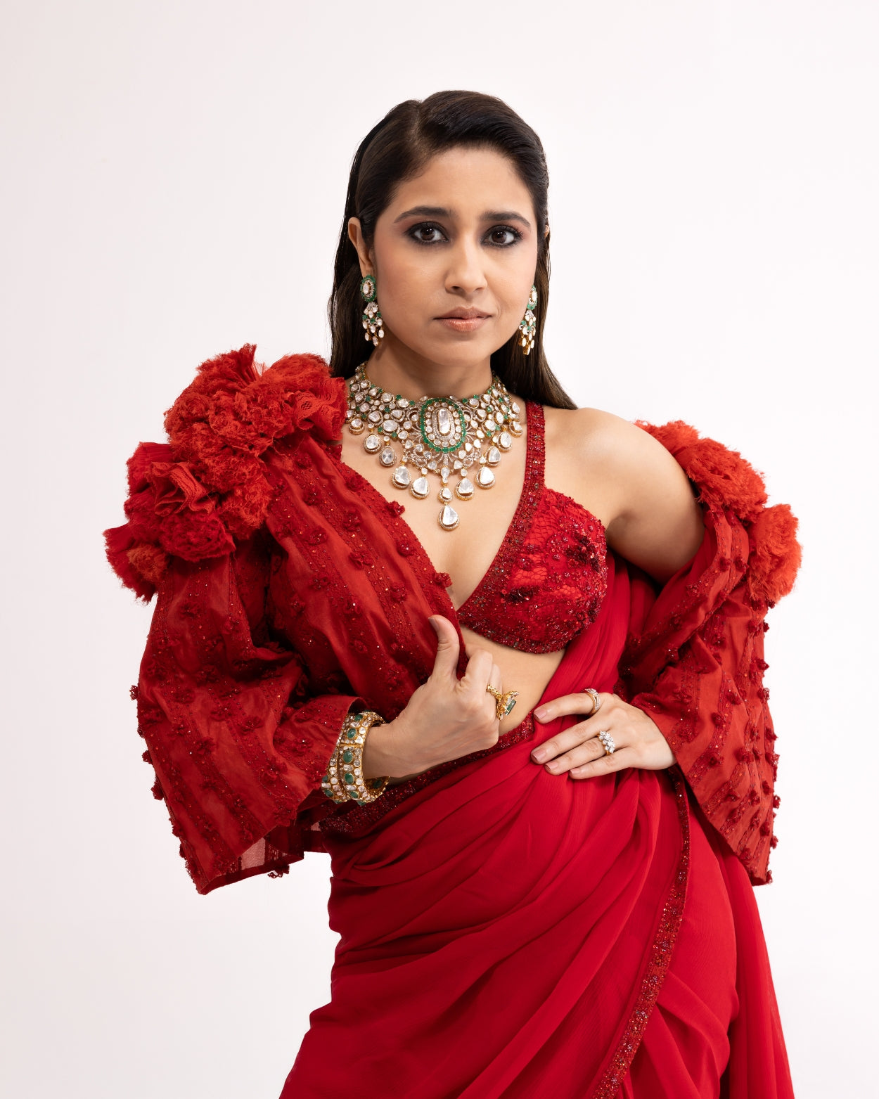 Estella Polki And Diamond Necklace