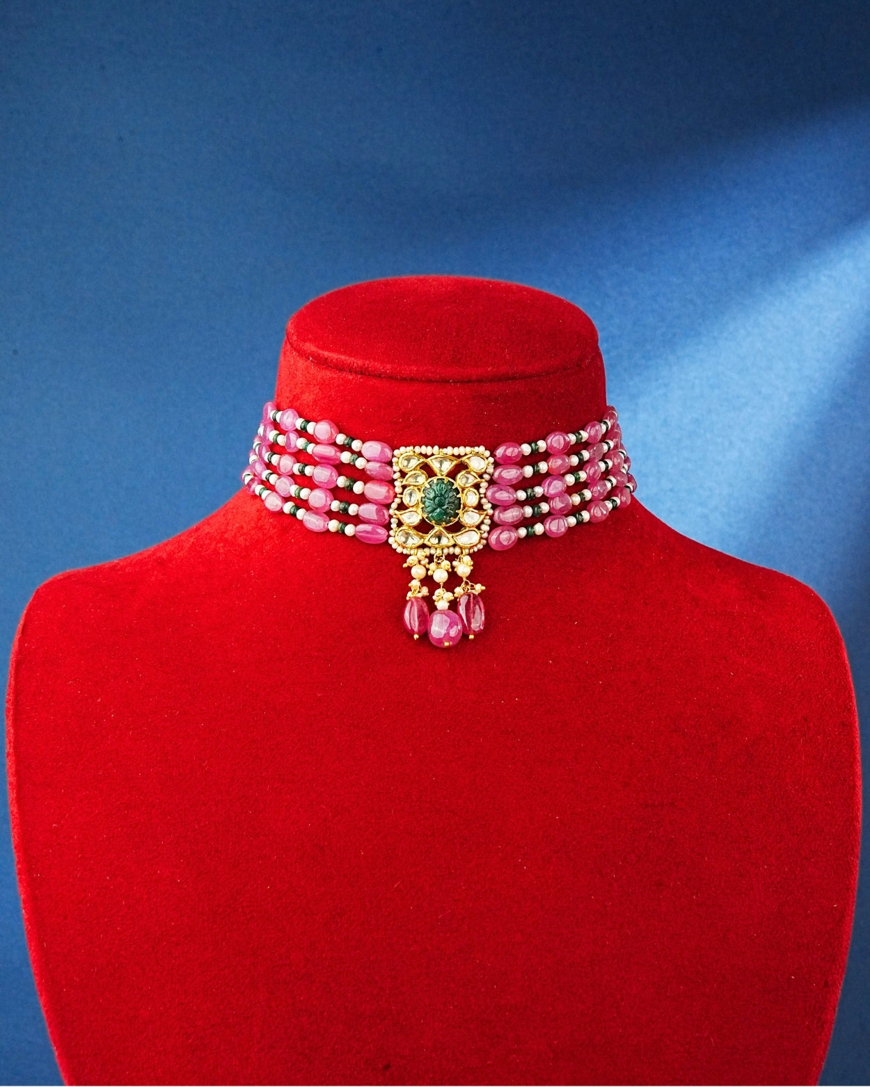 Delira Polki Bead Choker
