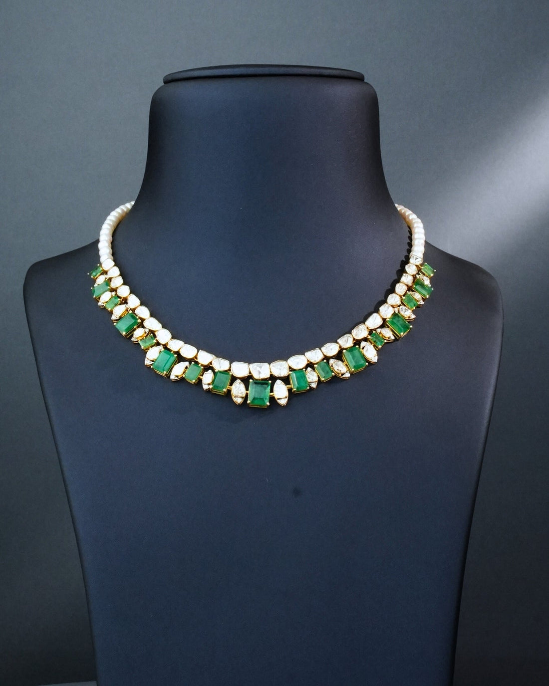 Medha Polki And Diamond Necklace