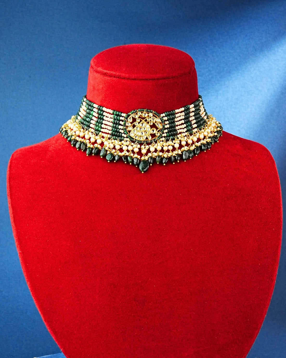 Radha Polki Bead Choker