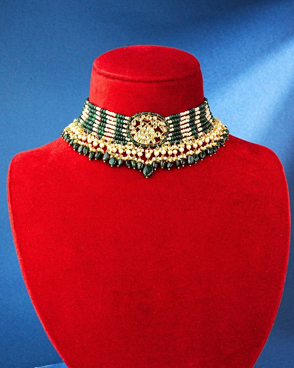Radha Polki Bead Choker