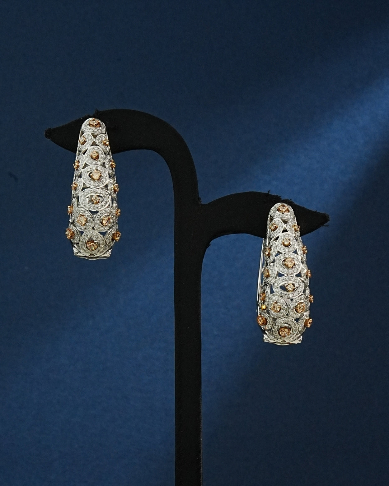 Ponira Diamond Long Earrings