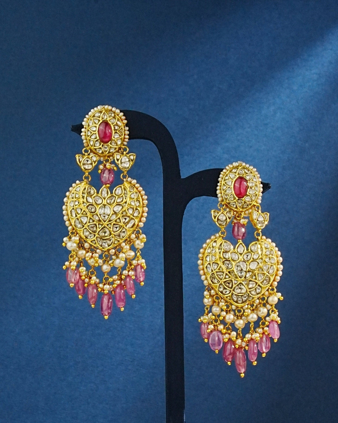 Pushpa Polki Chandbalis