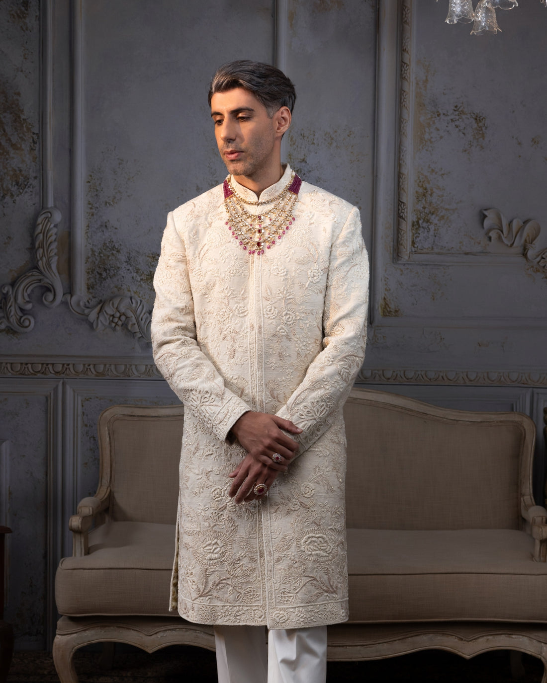 Jim Sarbh - Adrian Polki Long Necklace